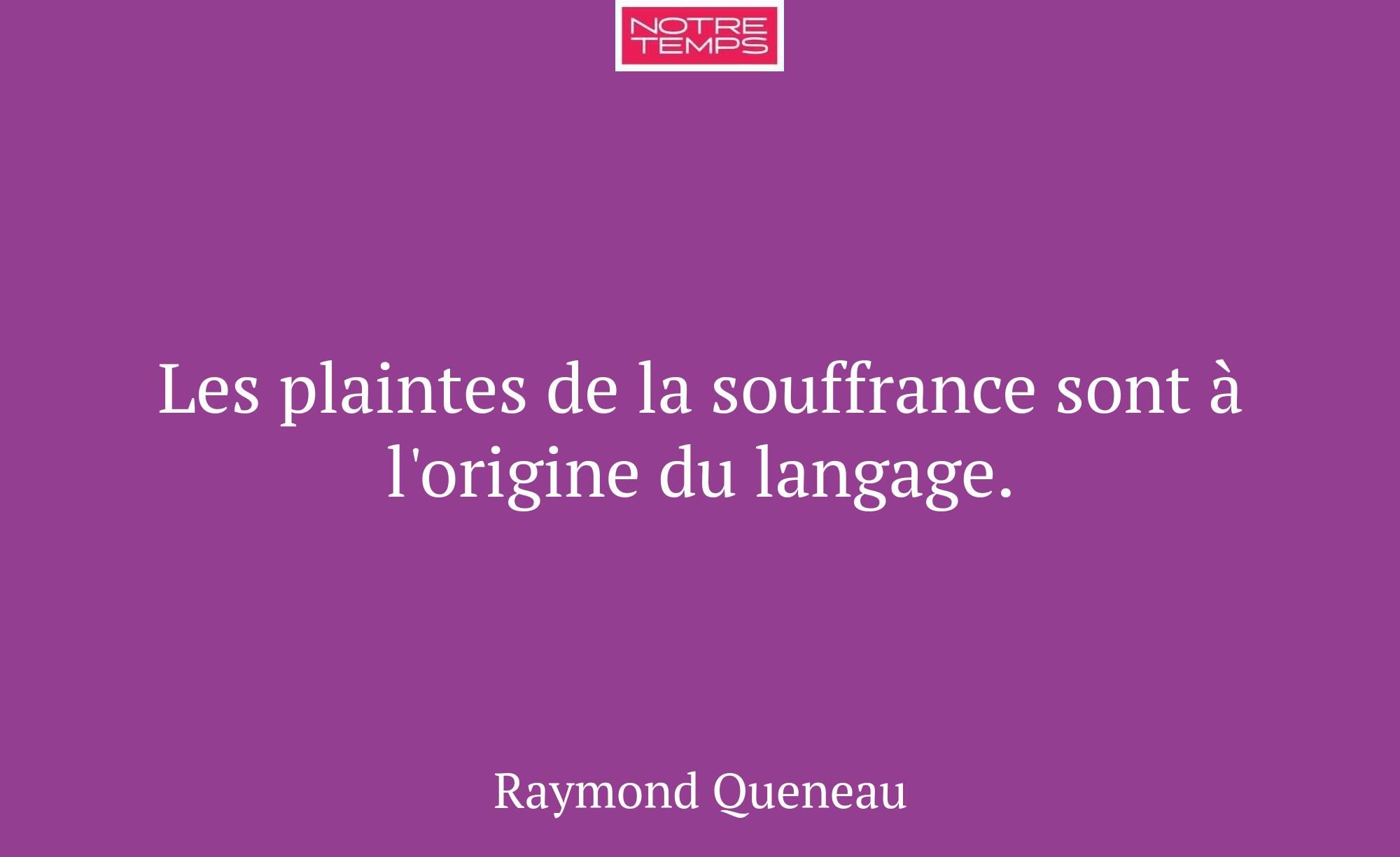Les plaintes de la souffrance sont à l'origine du...