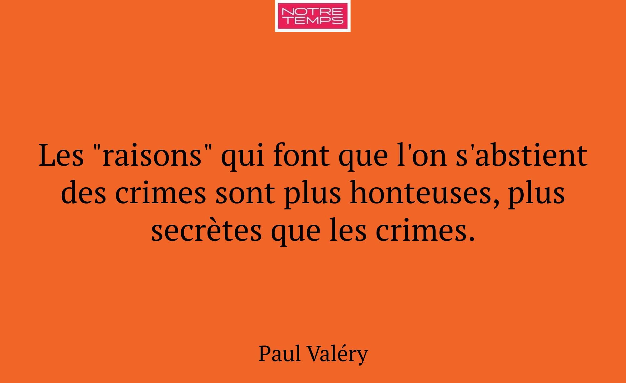 Les "raisons" qui font que l'on s'abstient des cri...