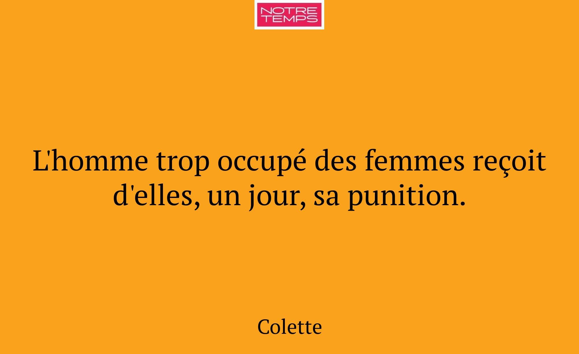 L'homme trop occupé des femmes reçoit d'elles, un...