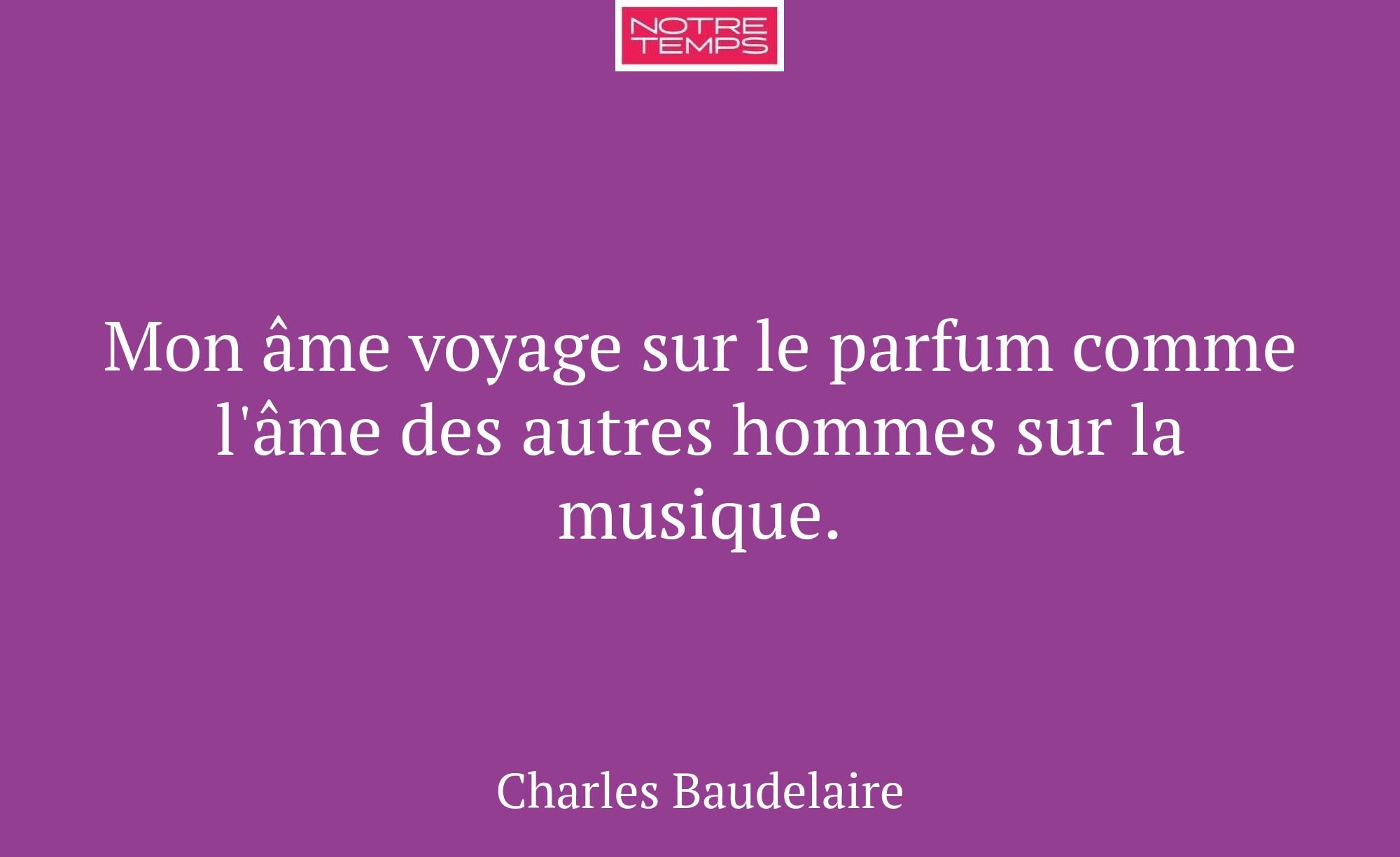 Mon âme voyage sur le parfum comme l'âme des autre...