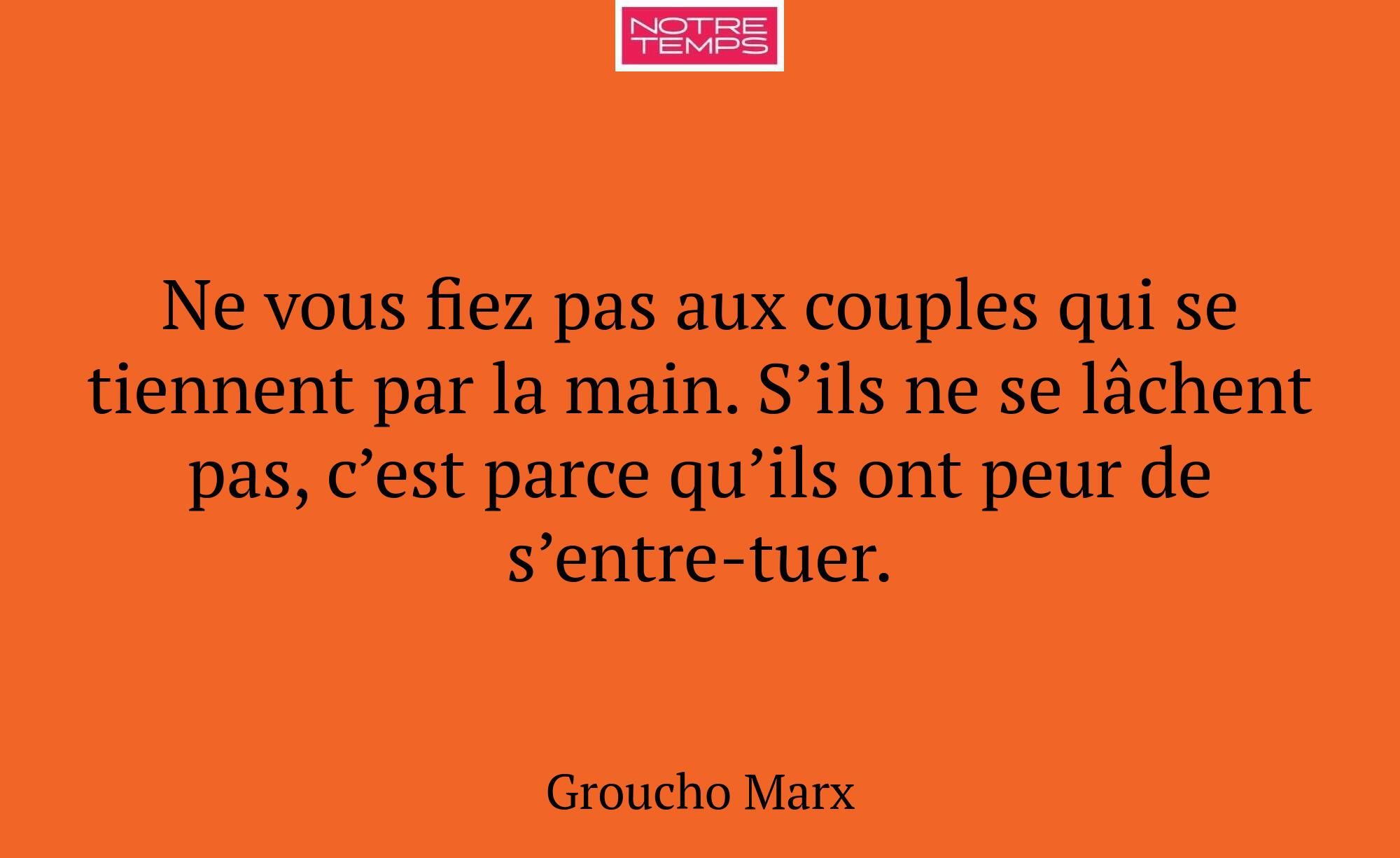 Ne vous fiez pas aux couples qui se tiennent par l...