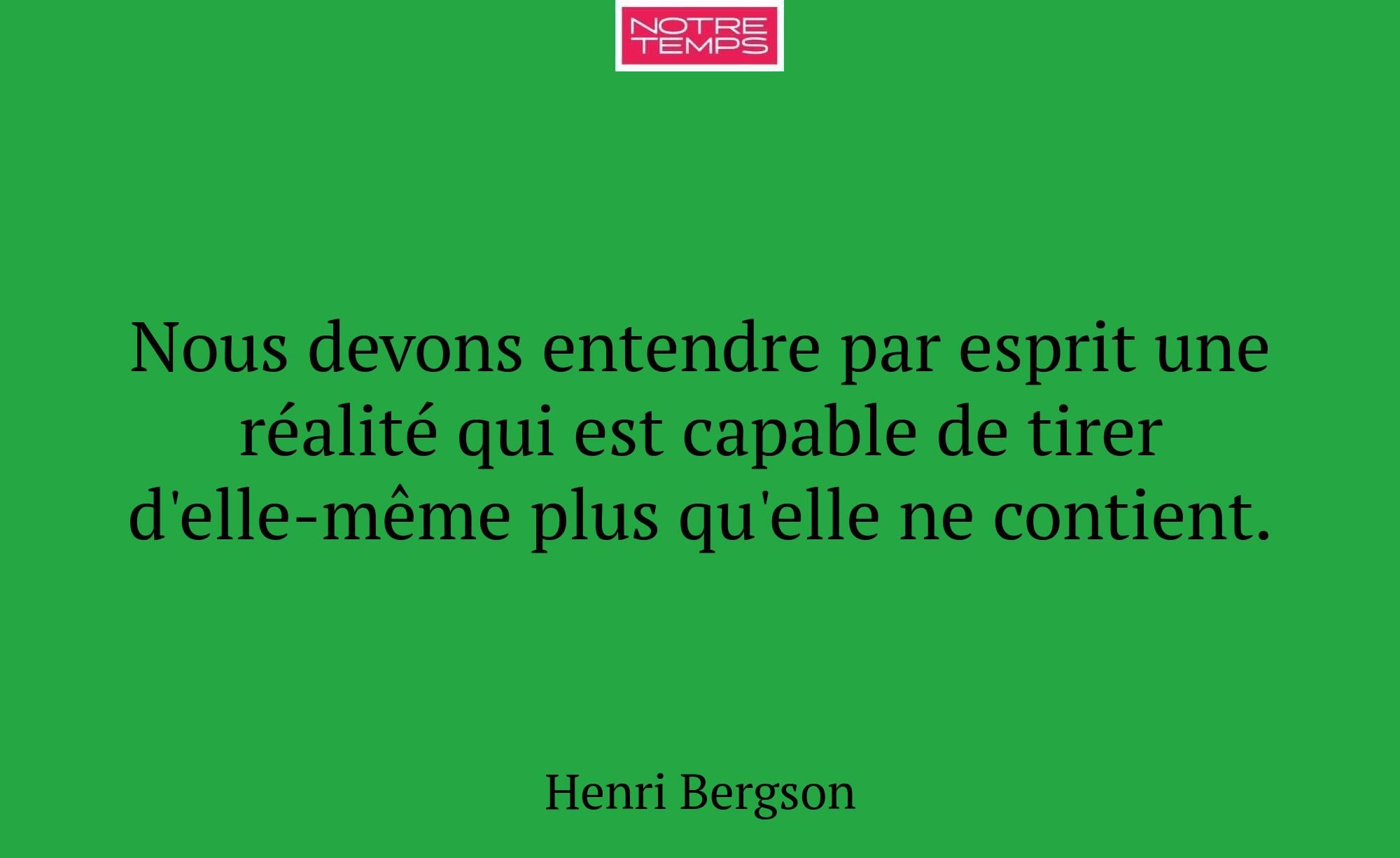 Nous devons entendre par esprit une réalité qui es...