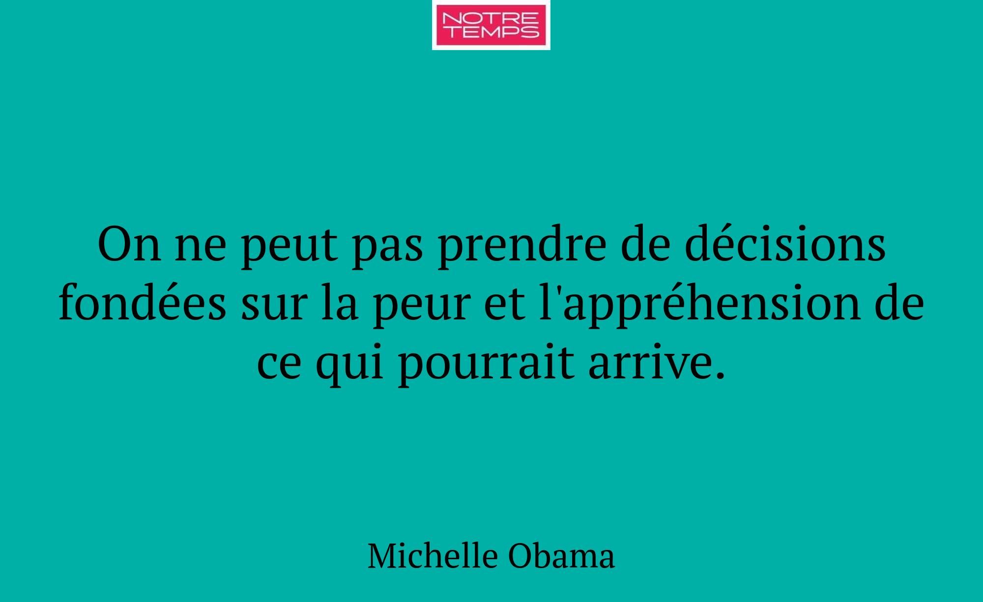 On ne peut pas prendre de décisions fondées sur la...