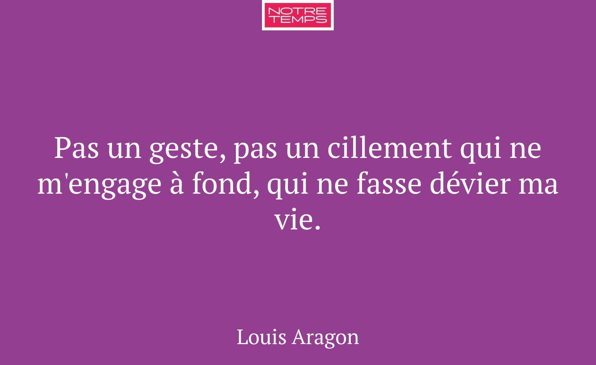 Pas un geste, pas un cillement qui ne m'engage à f...
