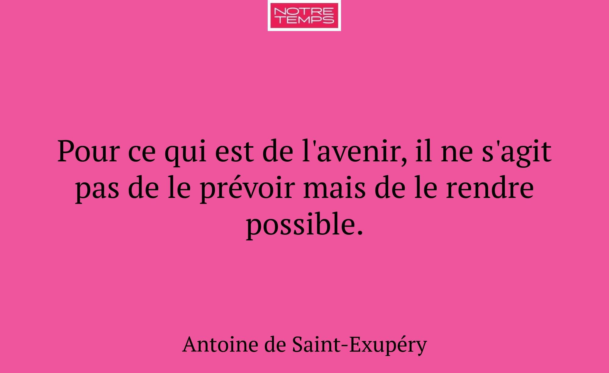 Pour ce qui est de l'avenir, il ne s'agit pas de l...