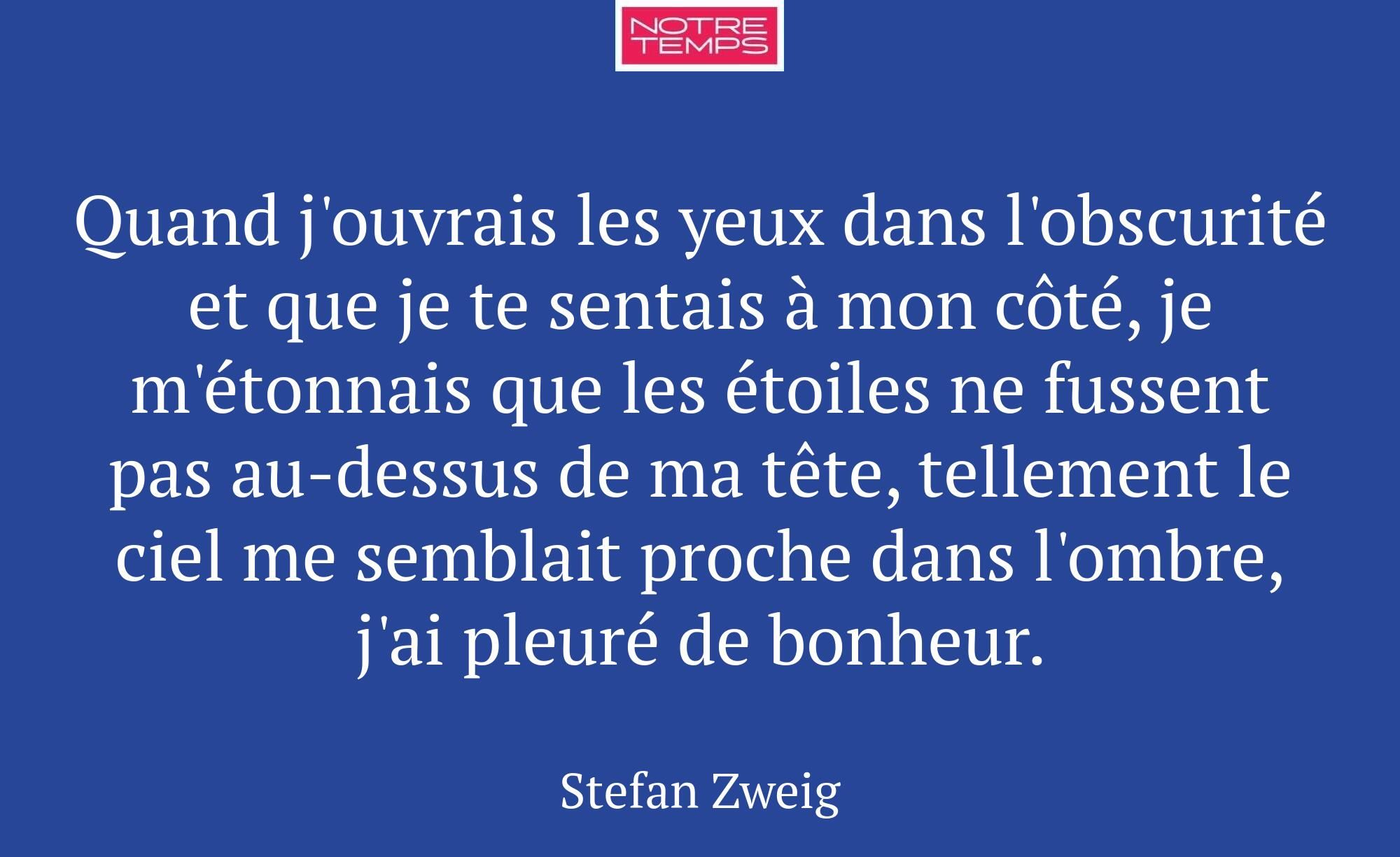 Quand j'ouvrais les yeux dans l'obscurité et que j...
