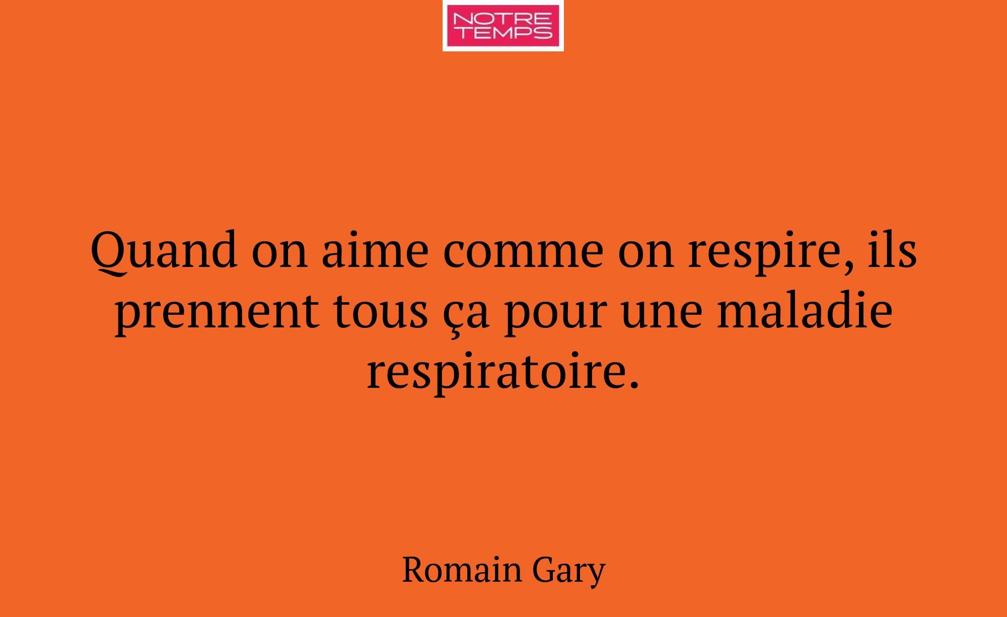 Quand on aime comme on respire, ils prennent tous...