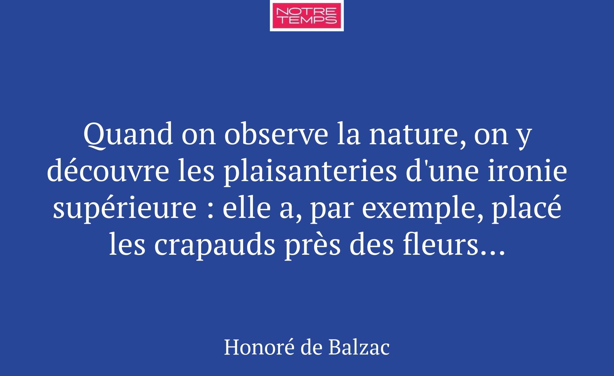 Quand on observe la nature, on y découvre les plai...