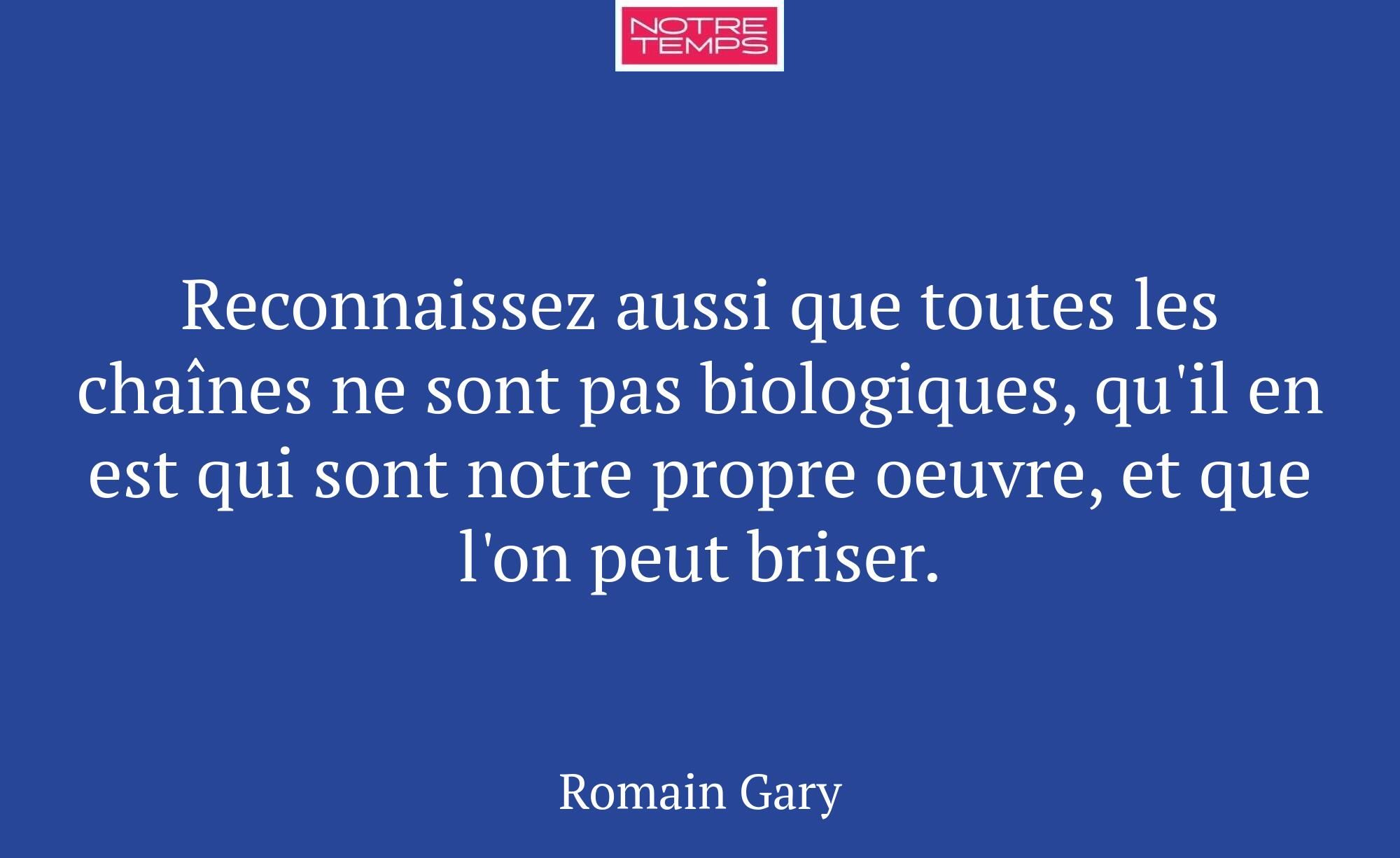 Reconnaissez aussi que toutes les chaînes ne sont...
