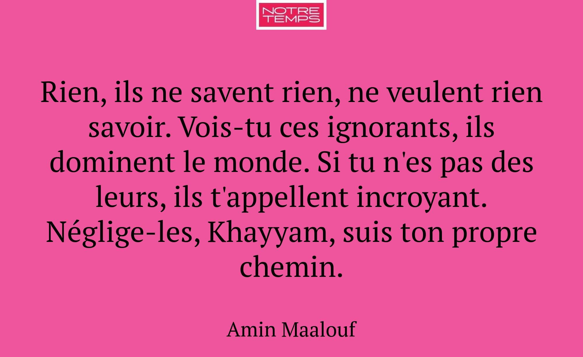 Rien, ils ne savent rien, ne veulent rien savoir....
