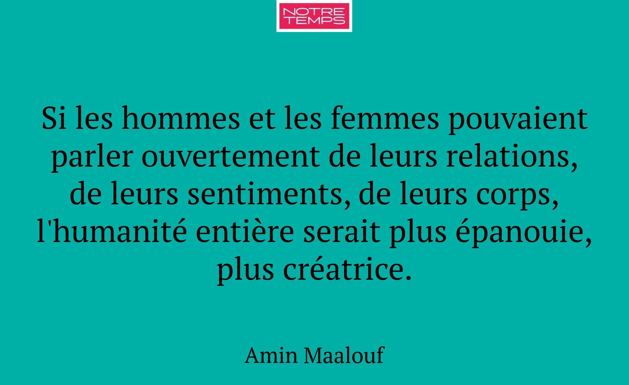 Si les hommes et les femmes pouvaient parler ouver...