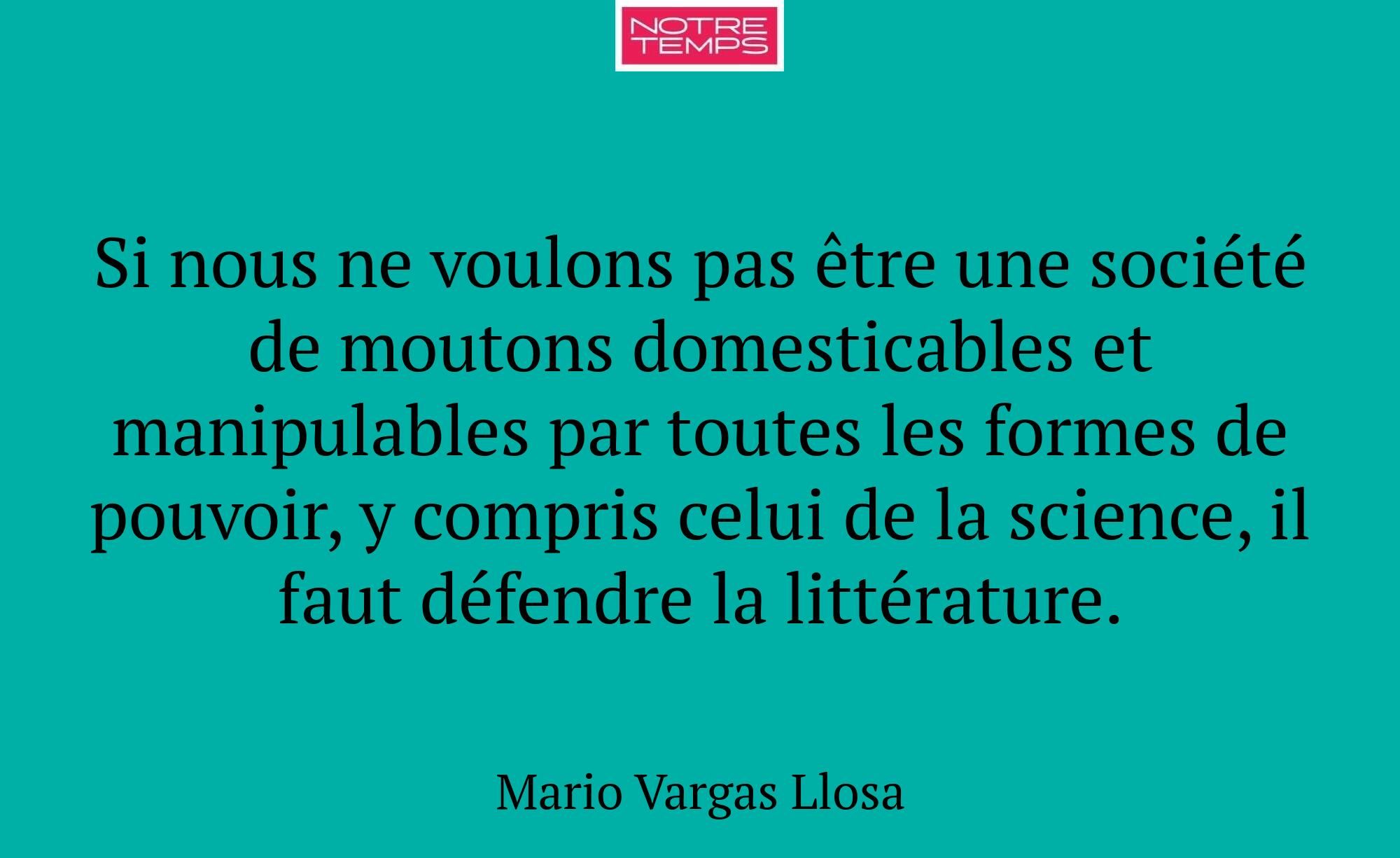 Si nous ne voulons pas être une société de moutons...