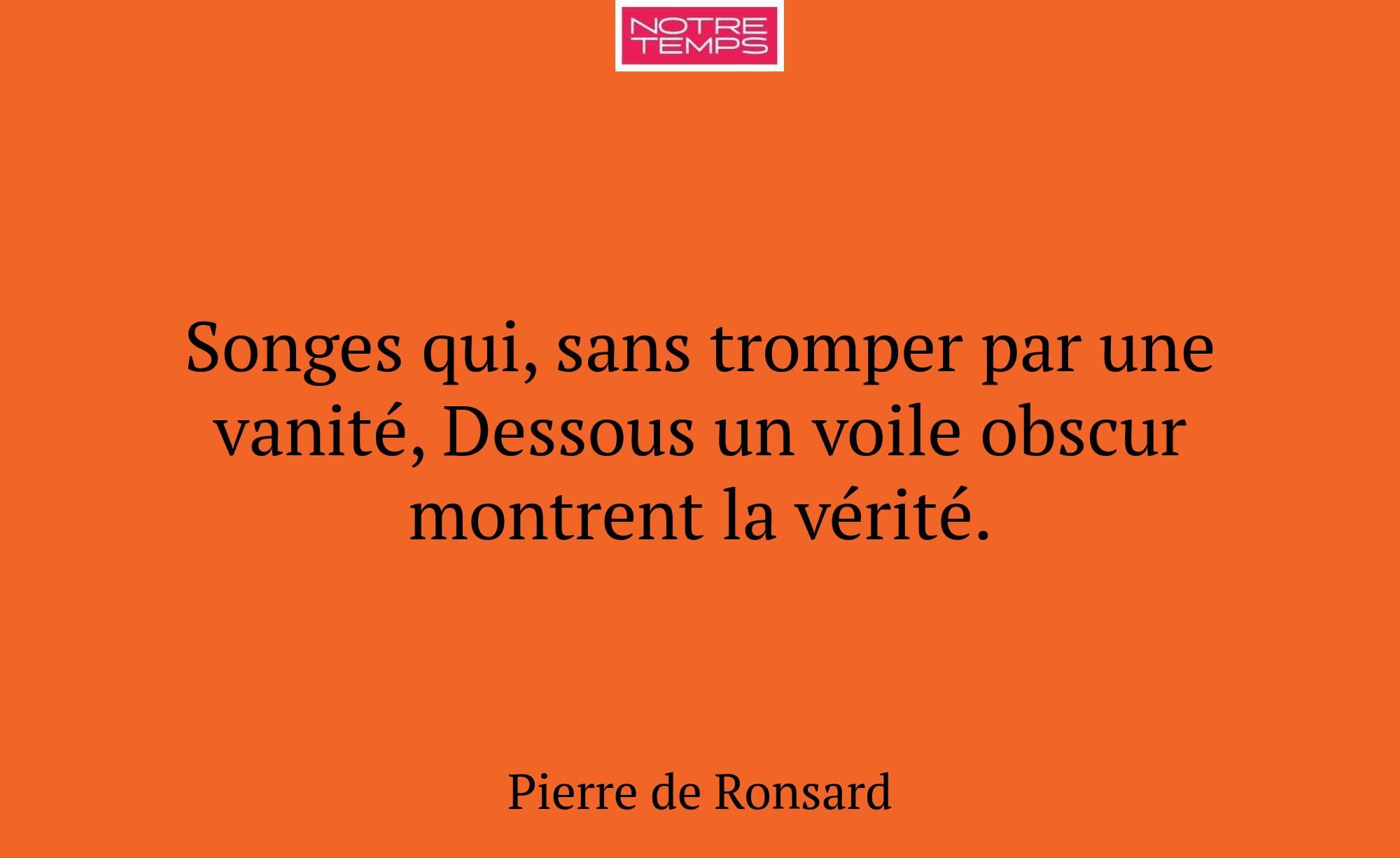 Songes qui, sans tromper par une vanité, Dessous u...