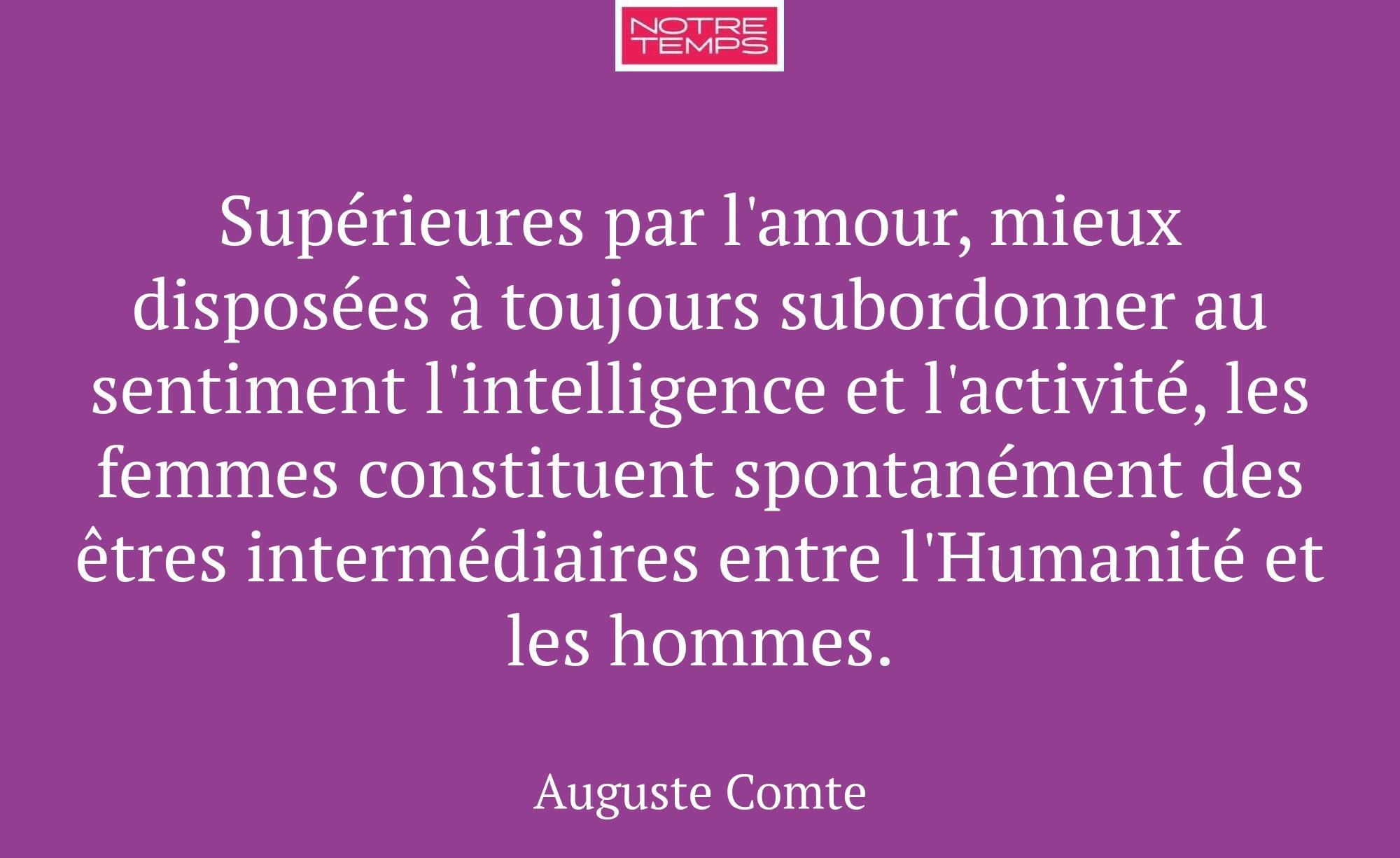 Supérieures par l'amour, mieux disposées à toujour...