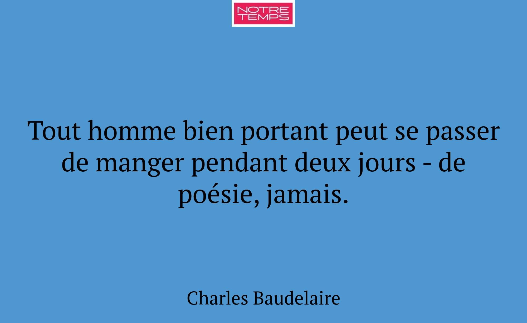 Tout homme bien portant peut se passer de manger p...