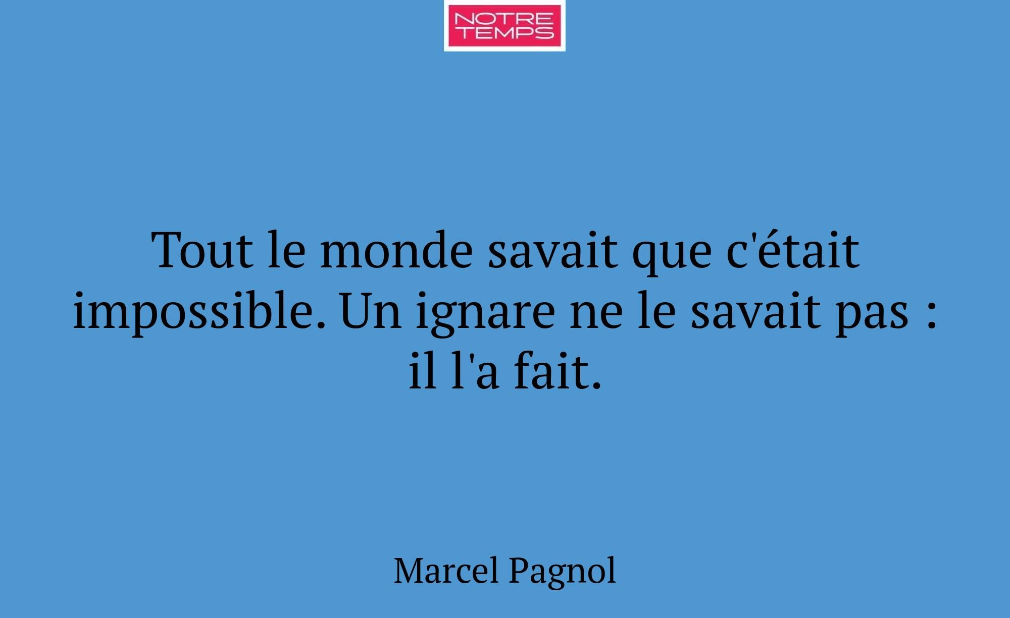 Tout le monde savait que c'était impossible. Un ig...