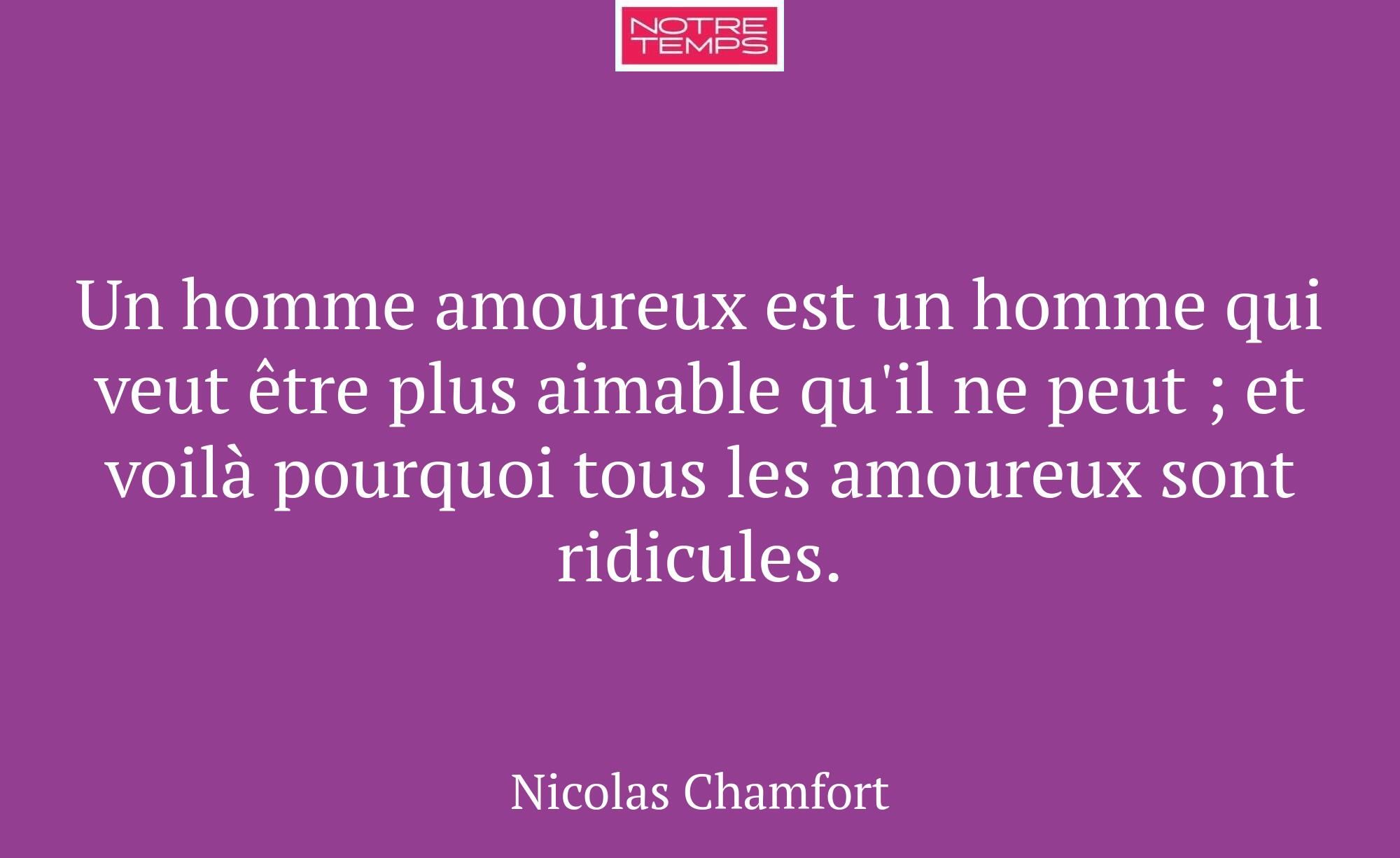 Un homme amoureux est un homme qui veut être plus...