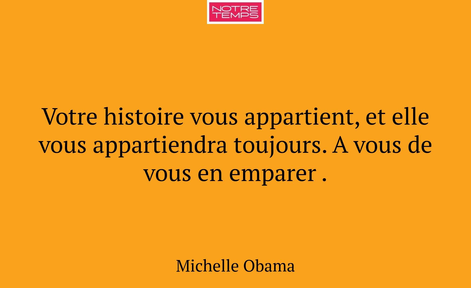 Votre histoire vous appartient, et elle vous appar...