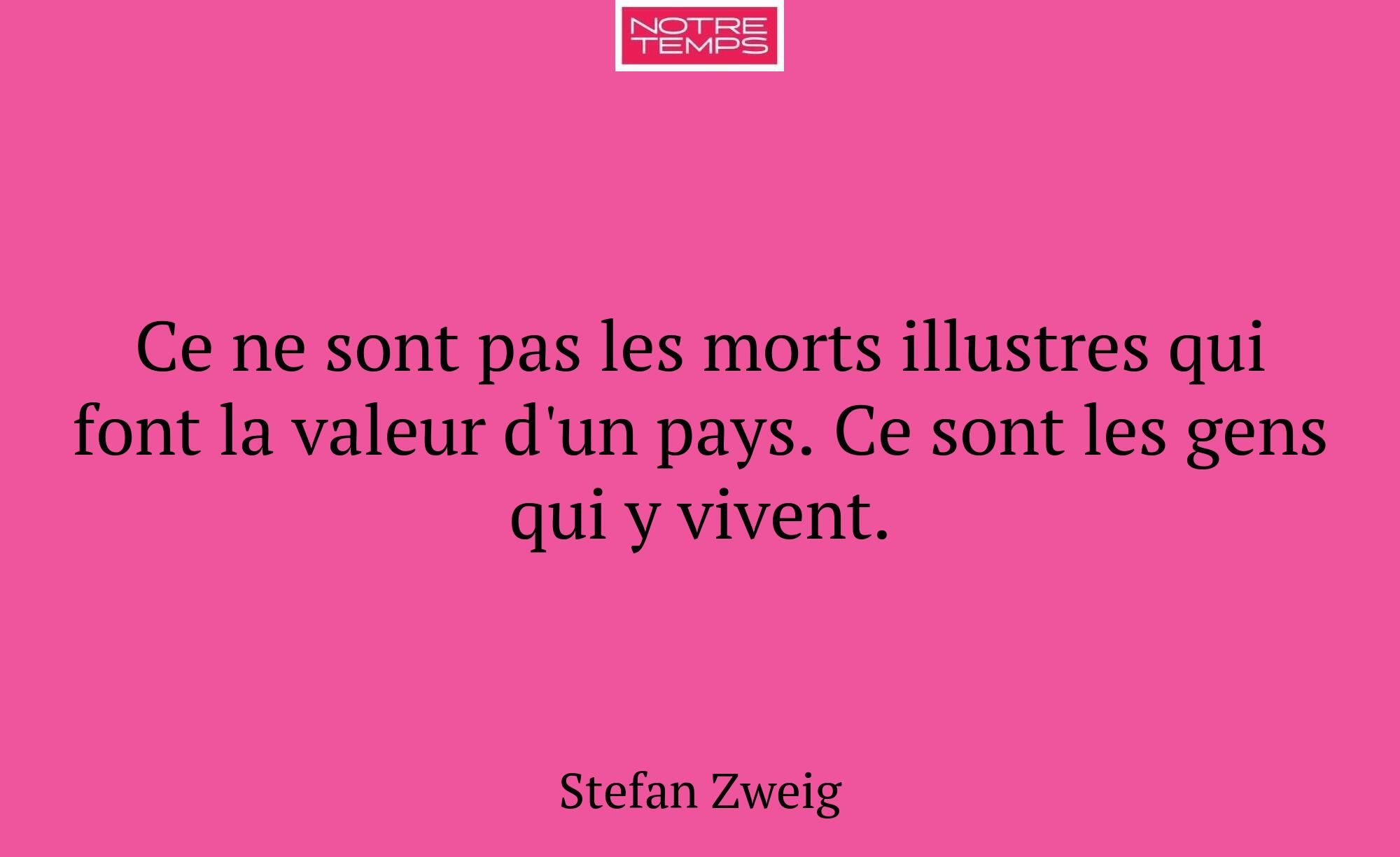 Ce ne sont pas les morts illustres qui font la val...