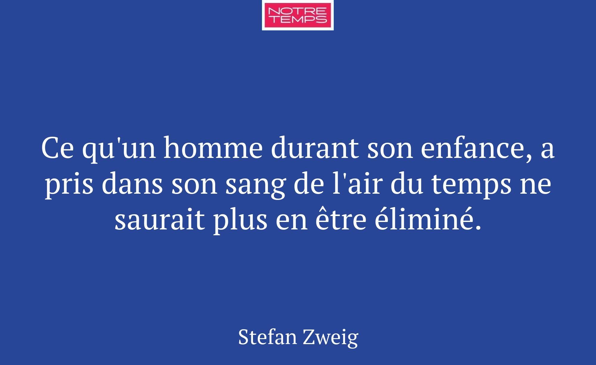 Ce qu'un homme durant son enfance, a pris dans son...