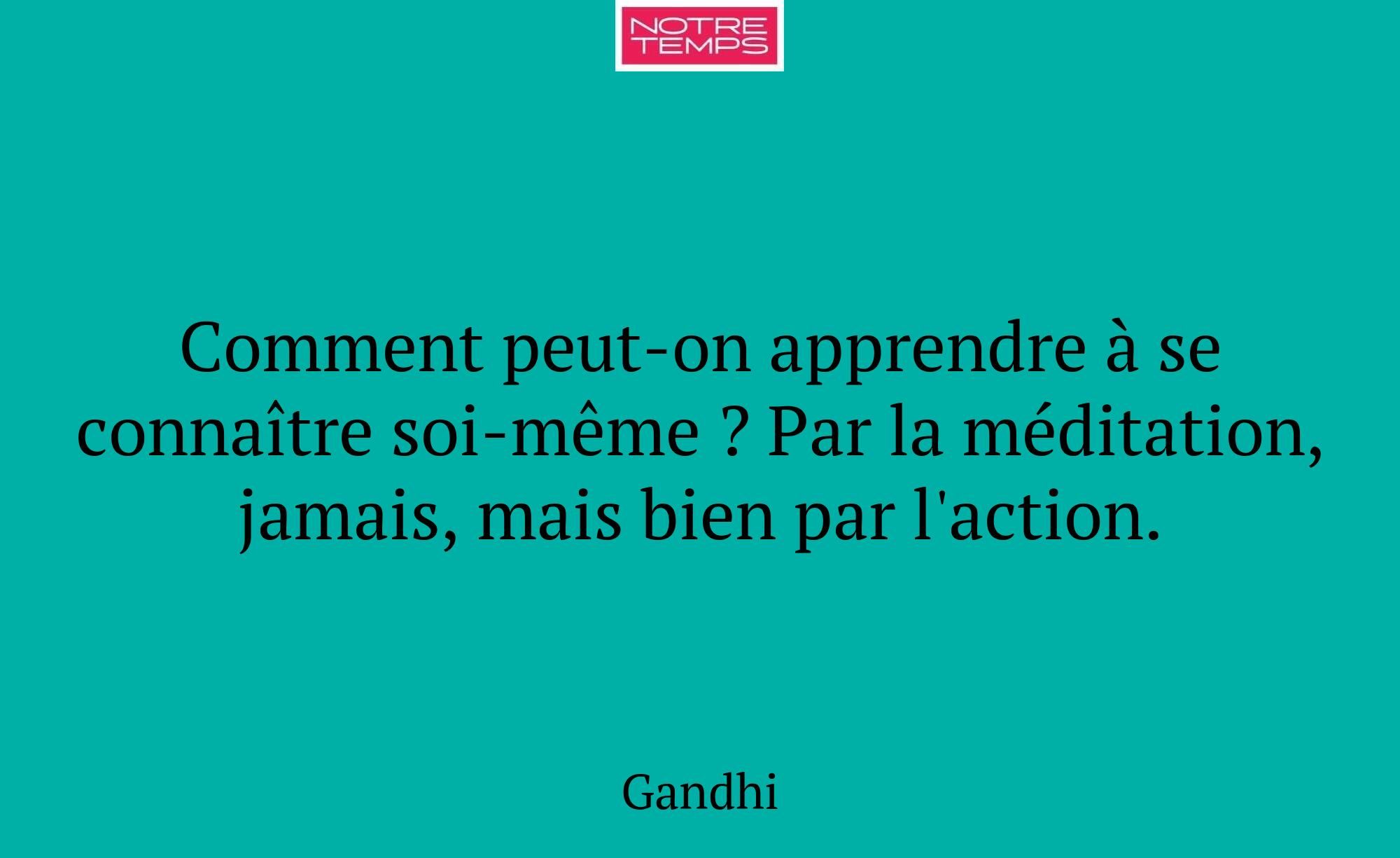 Comment peut-on apprendre à se connaître soi-même...