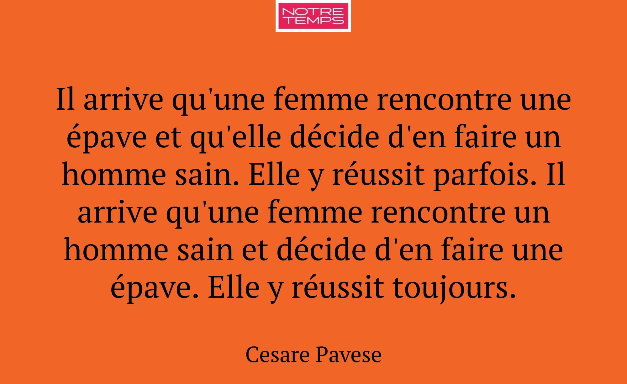 Il arrive qu'une femme rencontre une épave et qu'e...