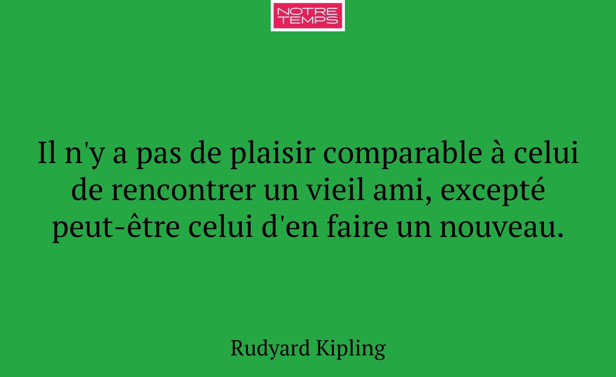 Il n'y a pas de plaisir comparable à celui de renc...