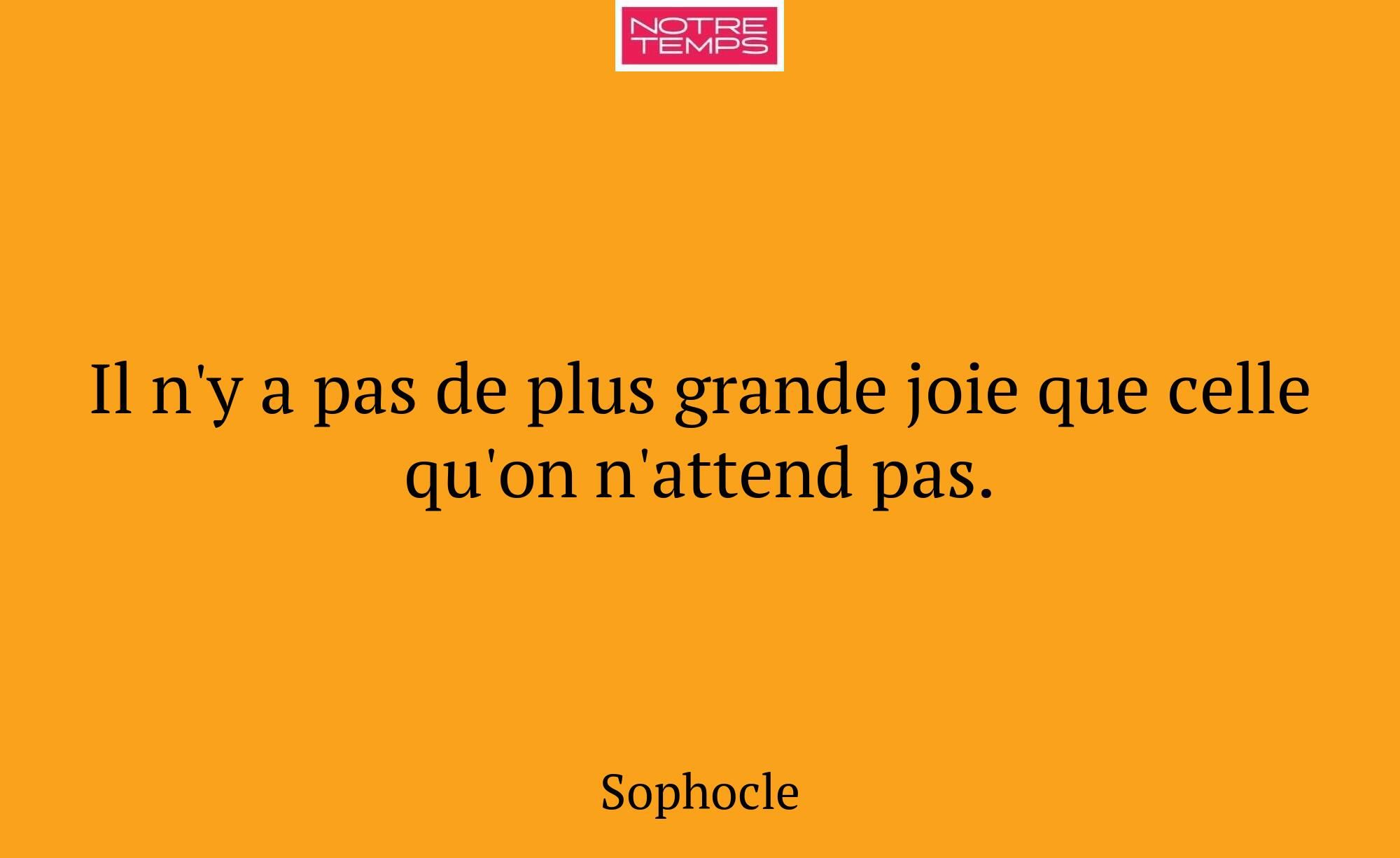 Il n'y a pas de plus grande joie que celle qu'on n...