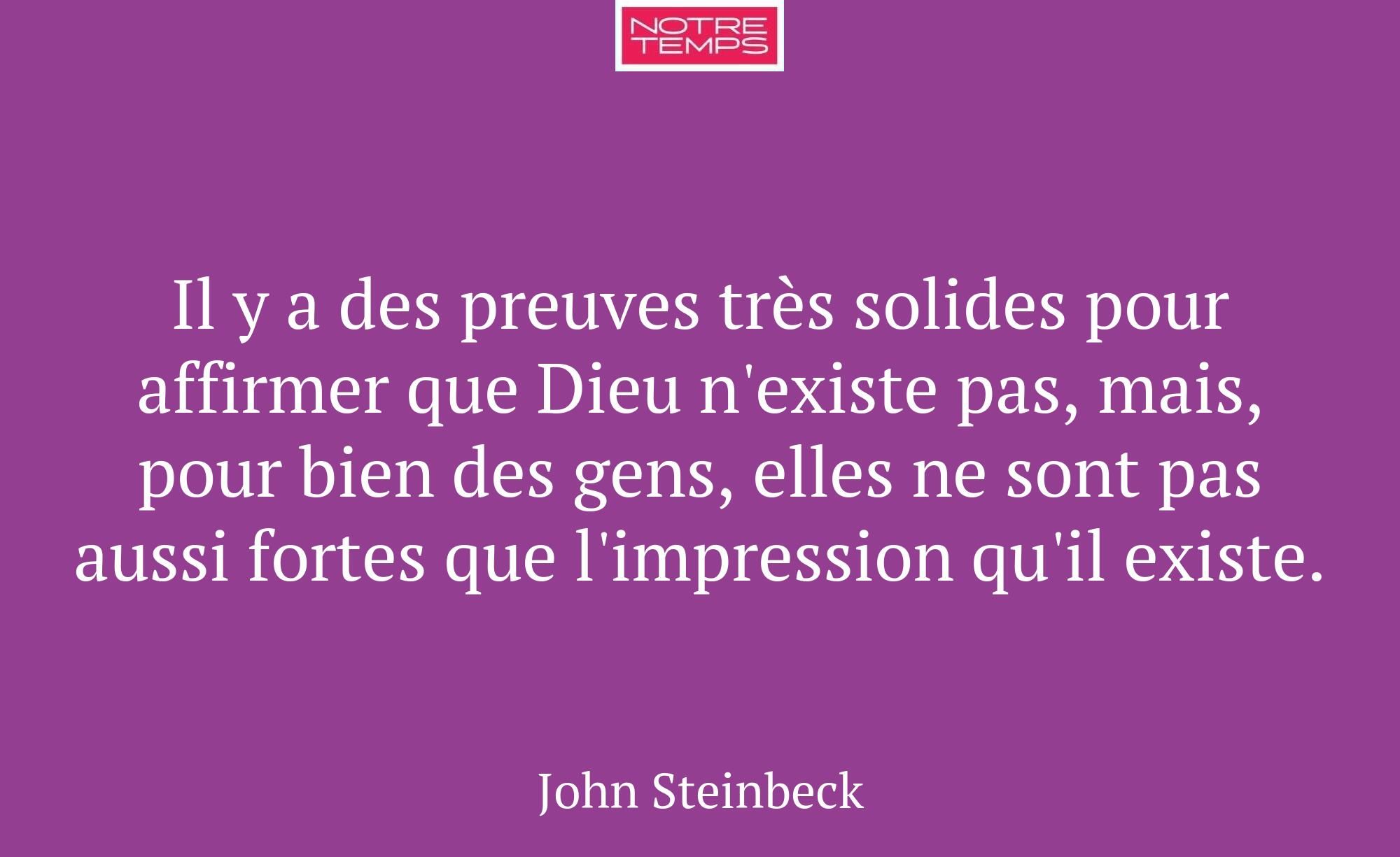 Il y a des preuves très solides pour affirmer que...