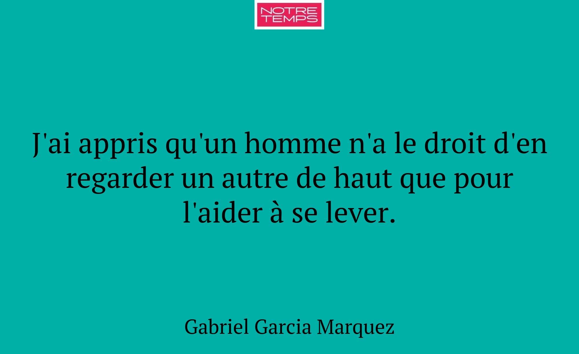 J'ai appris qu'un homme n'a le droit d'en regarder...