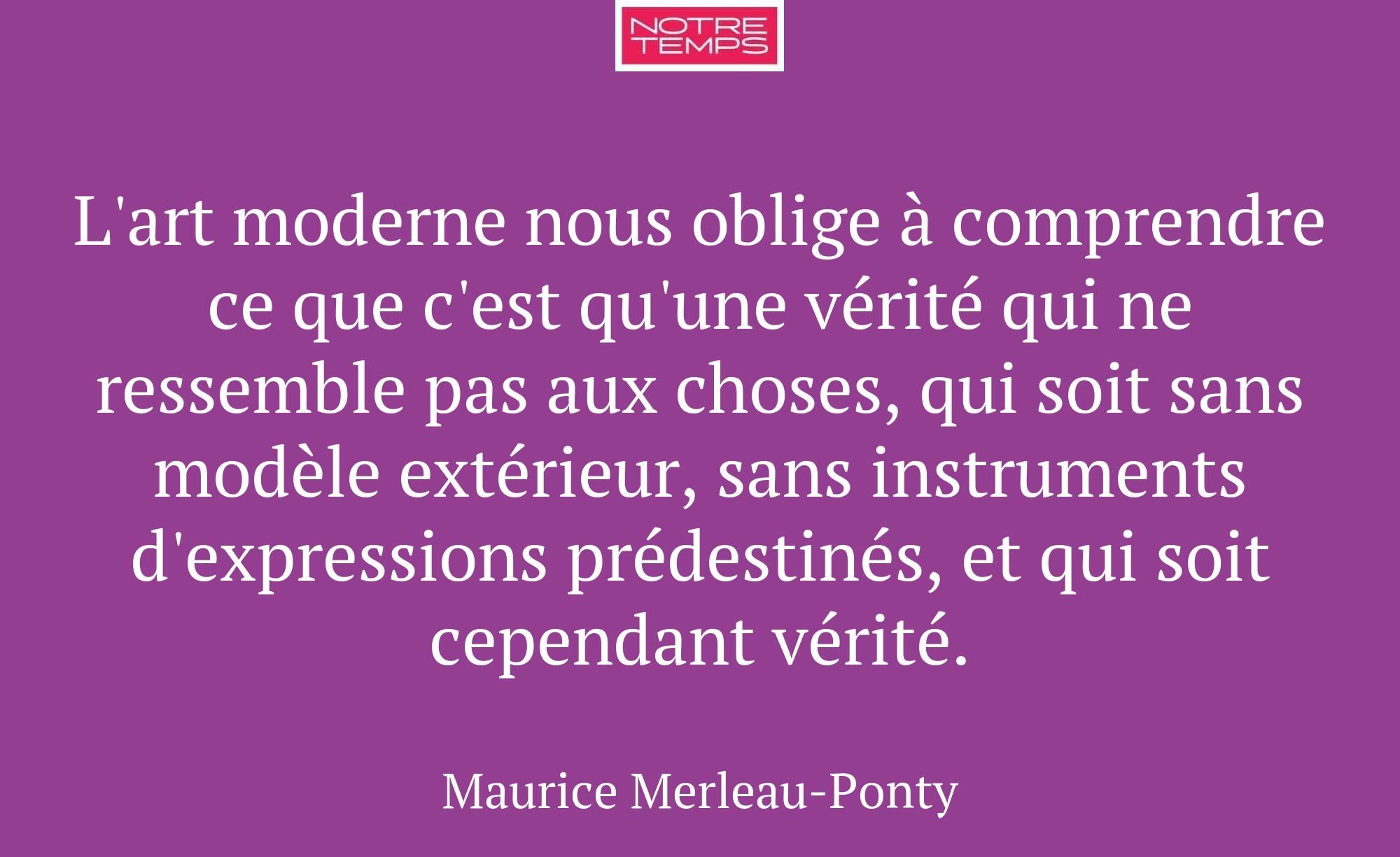 L'art moderne nous oblige à comprendre ce que c'es...