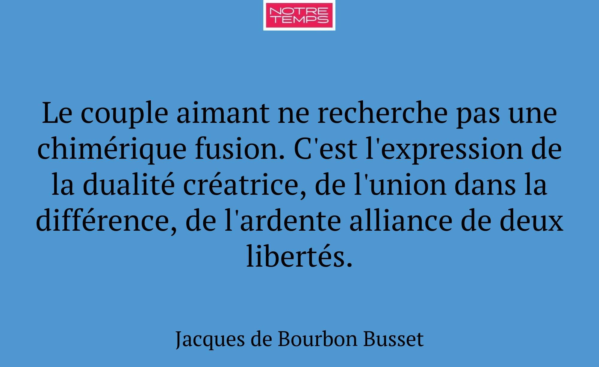 Le couple aimant ne recherche pas une chimérique f...