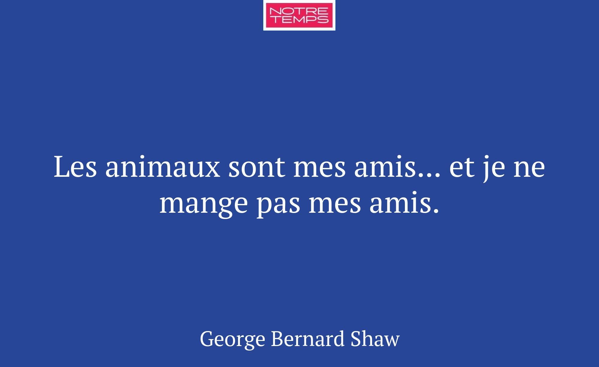 Les animaux sont mes amis... et je ne mange pas me...