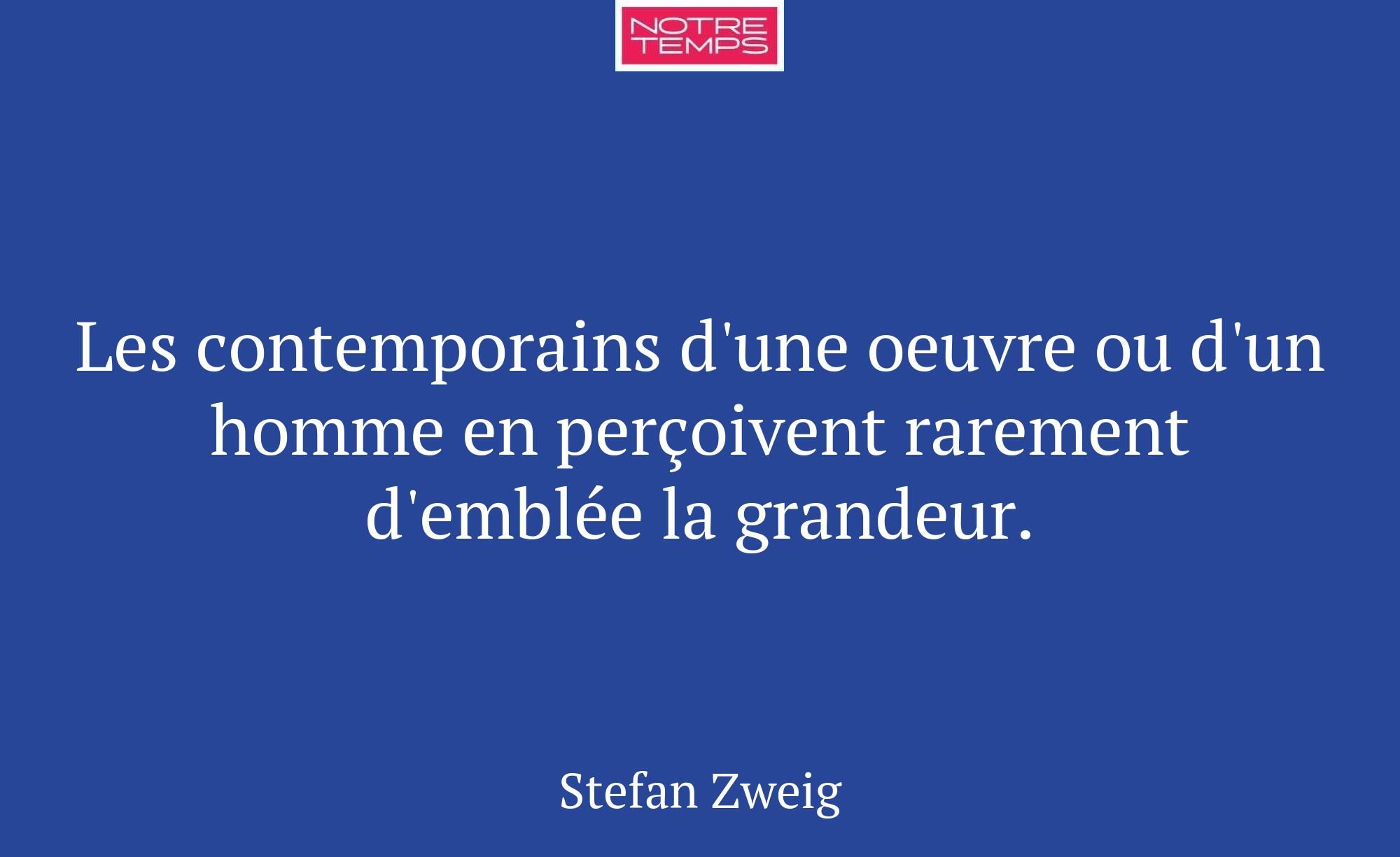 Les contemporains d'une oeuvre ou d'un homme en pe...