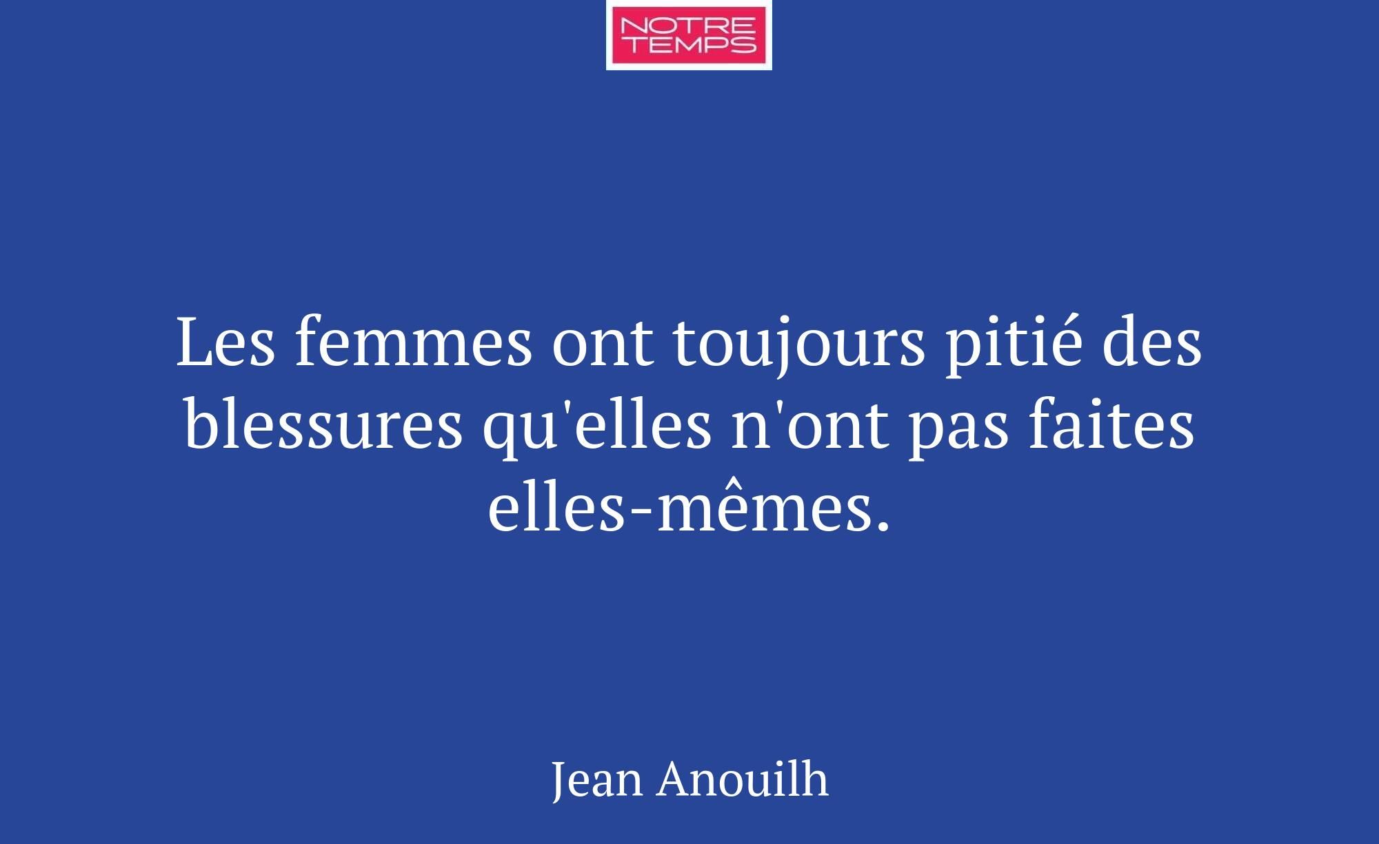 Les femmes ont toujours pitié des blessures qu'ell...