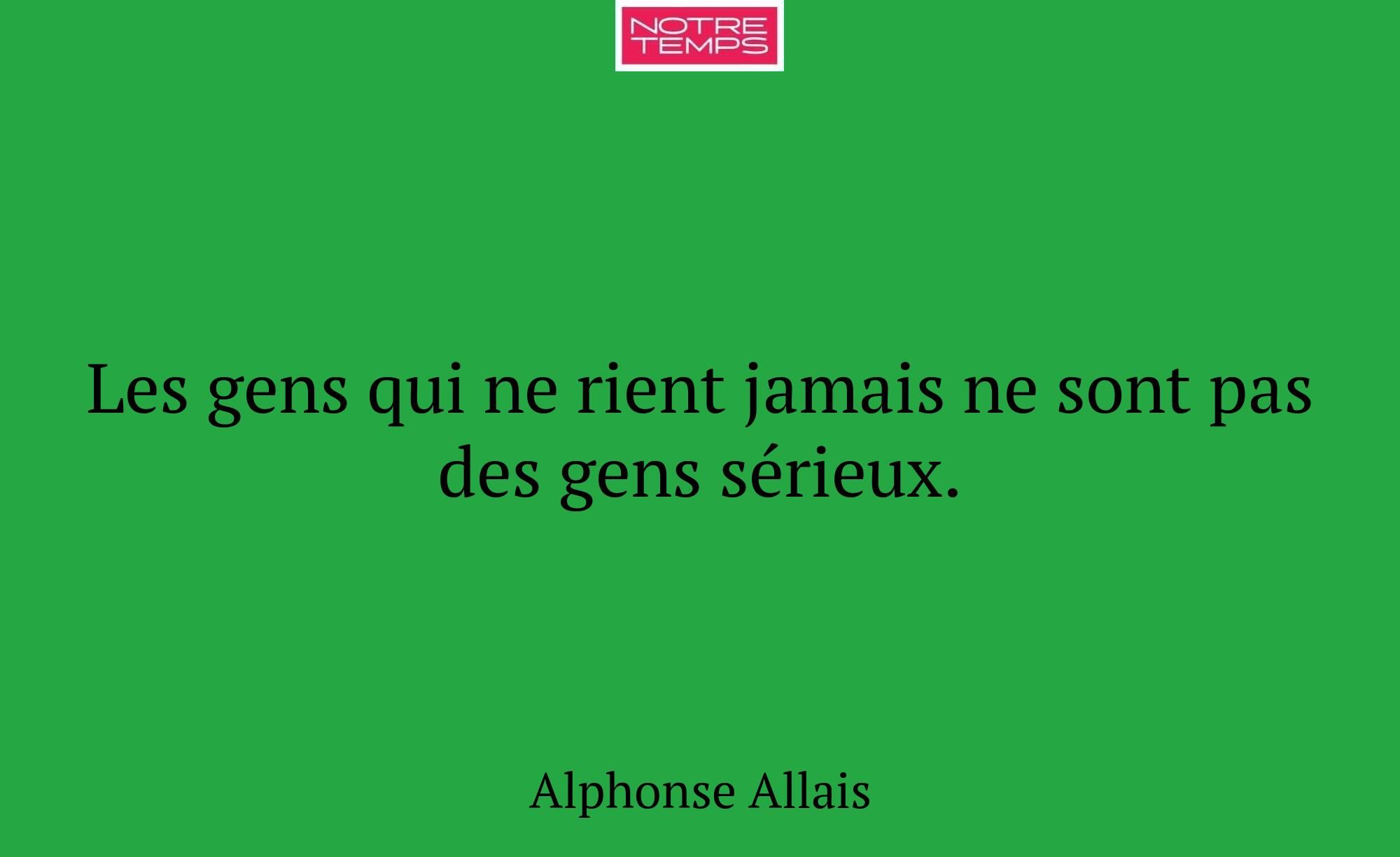 Les gens qui ne rient jamais ne sont pas des gens...