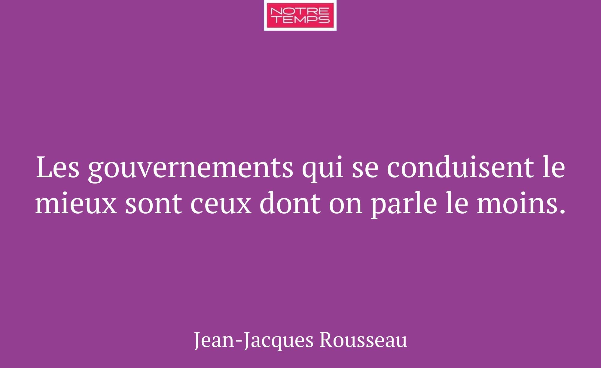 Les gouvernements qui se conduisent le mieux sont...