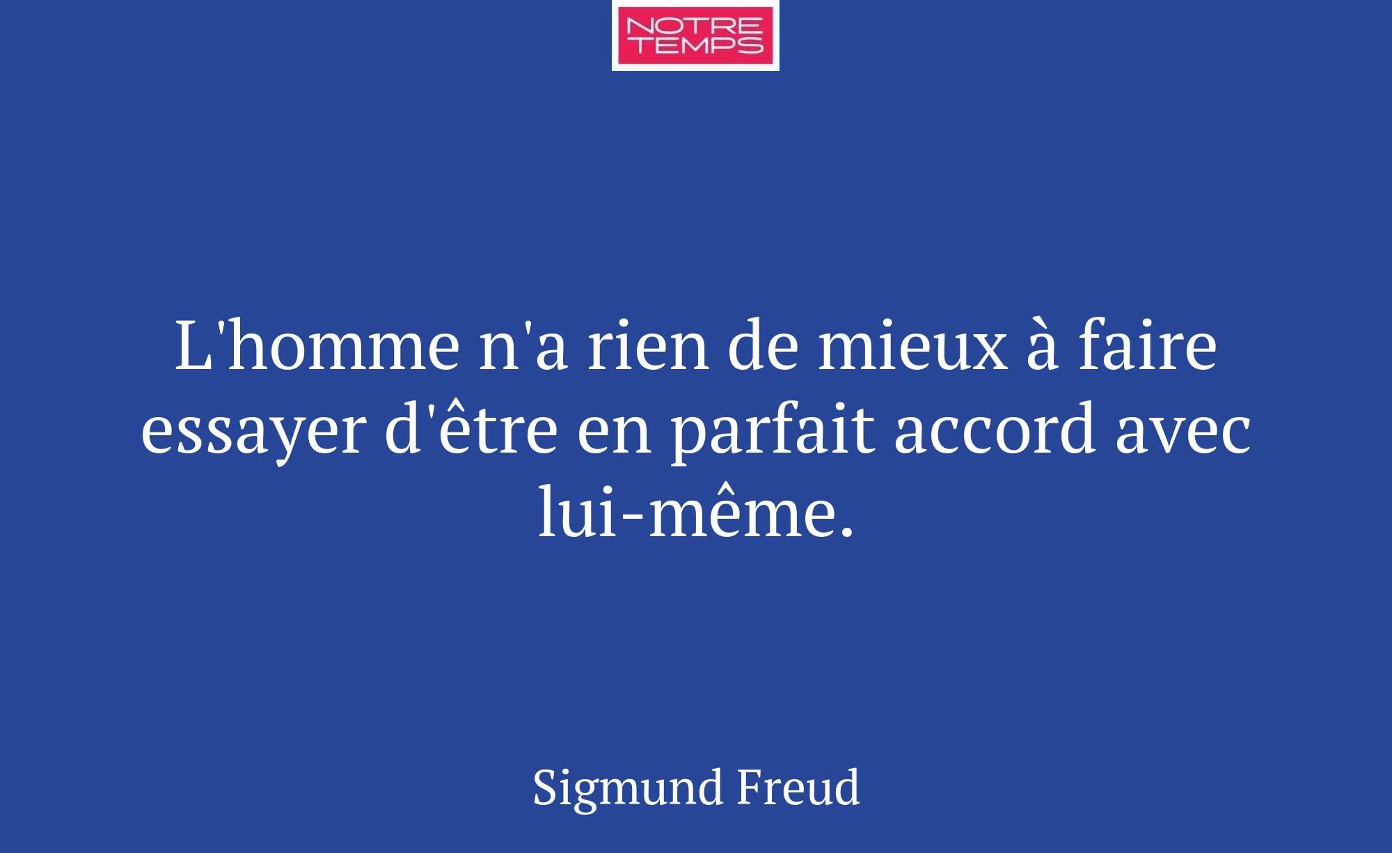 L'homme n'a rien de mieux à faire essayer d'être e...