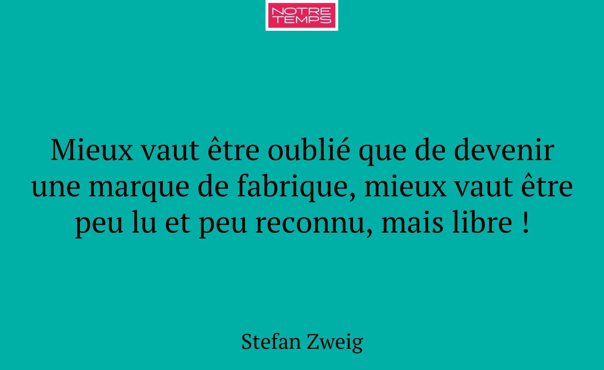 Mieux vaut être oublié que de devenir une marque d...