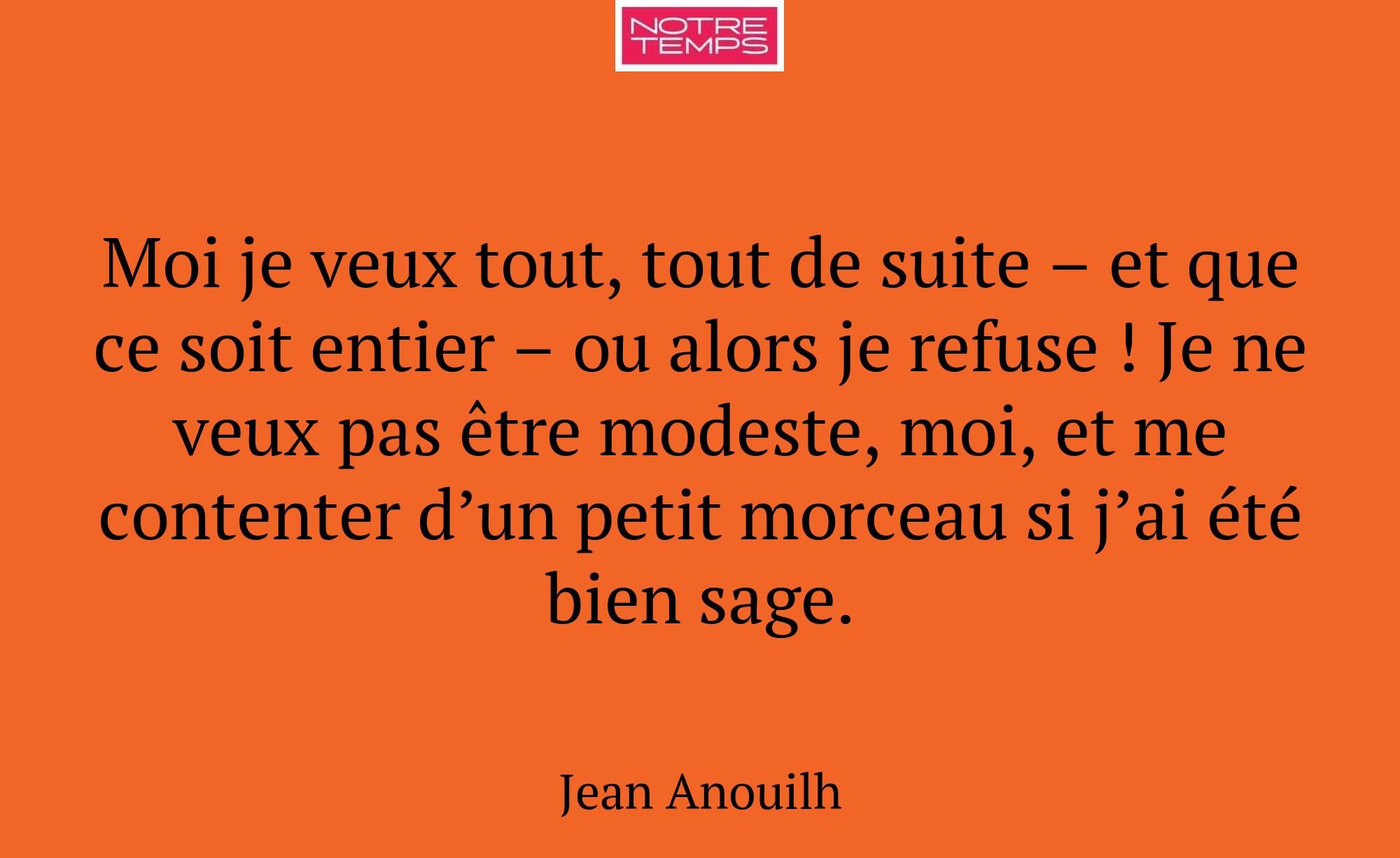 Moi je veux tout, tout de suite – et que ce soit e...