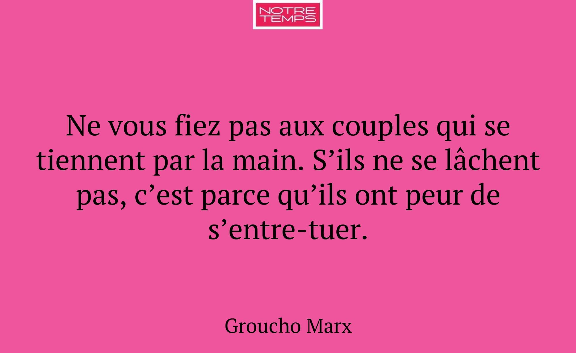 Ne vous fiez pas aux couples qui se tiennent par l...