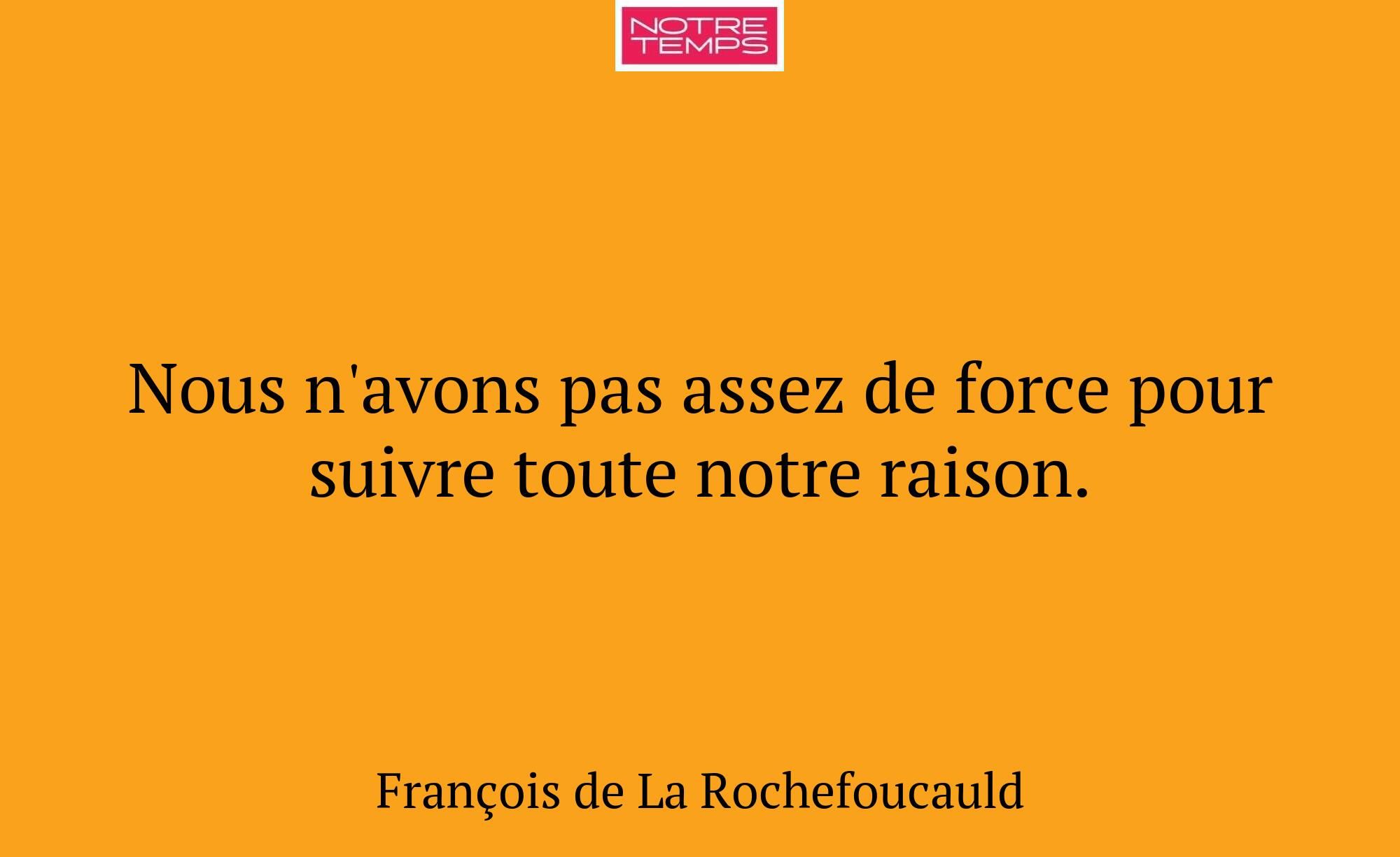 Nous n'avons pas assez de force pour suivre toute...