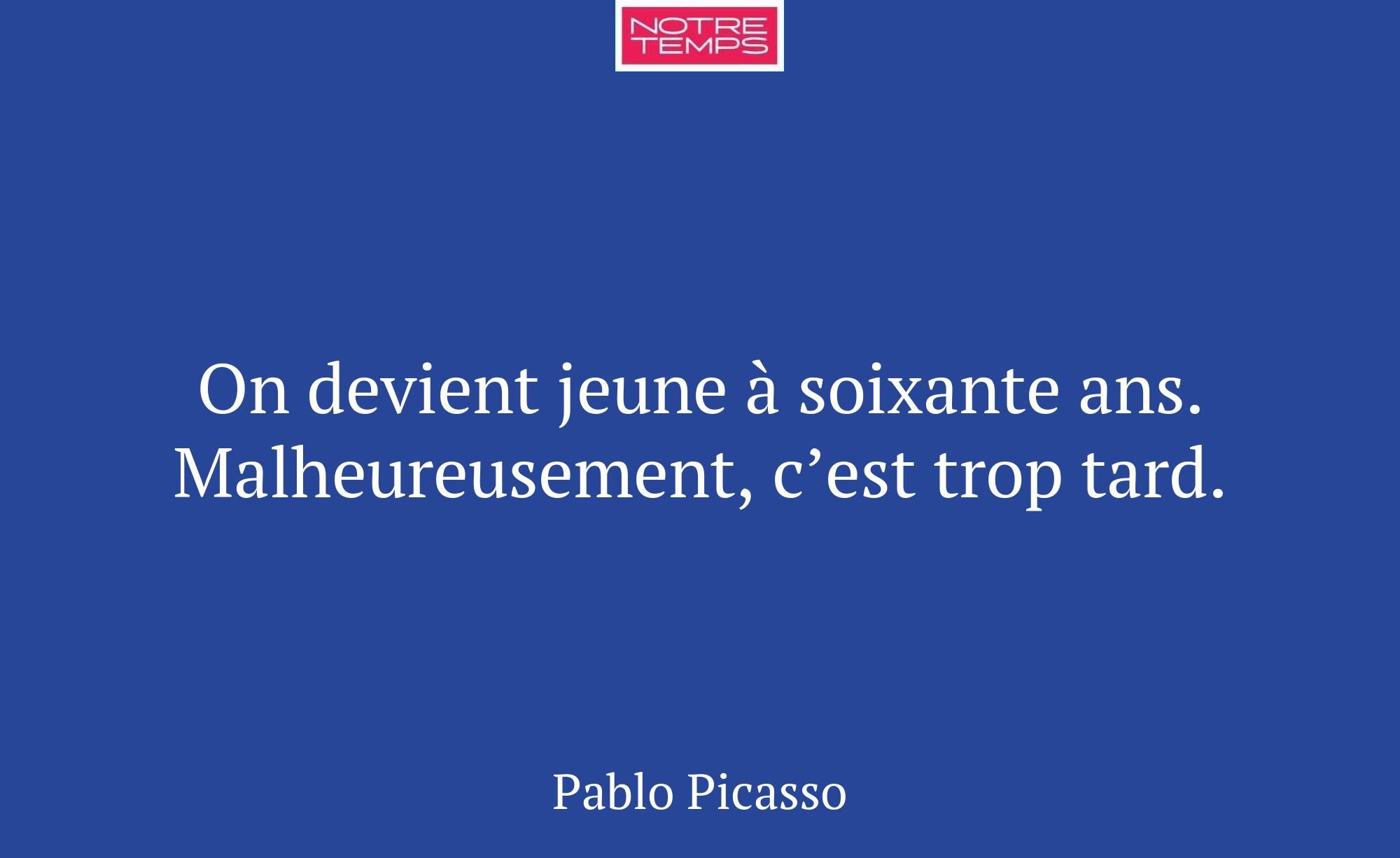 On devient jeune à soixante ans. Malheureusement,...