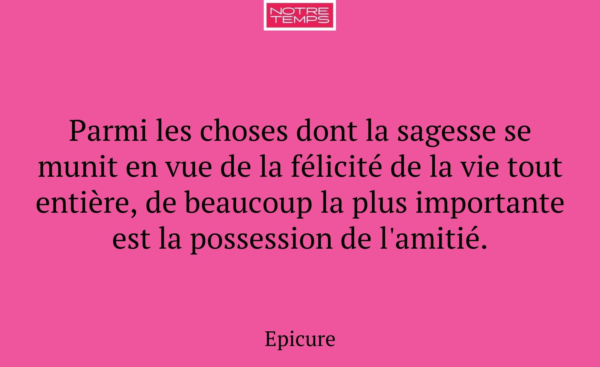 Parmi les choses dont la sagesse se munit en vue d...