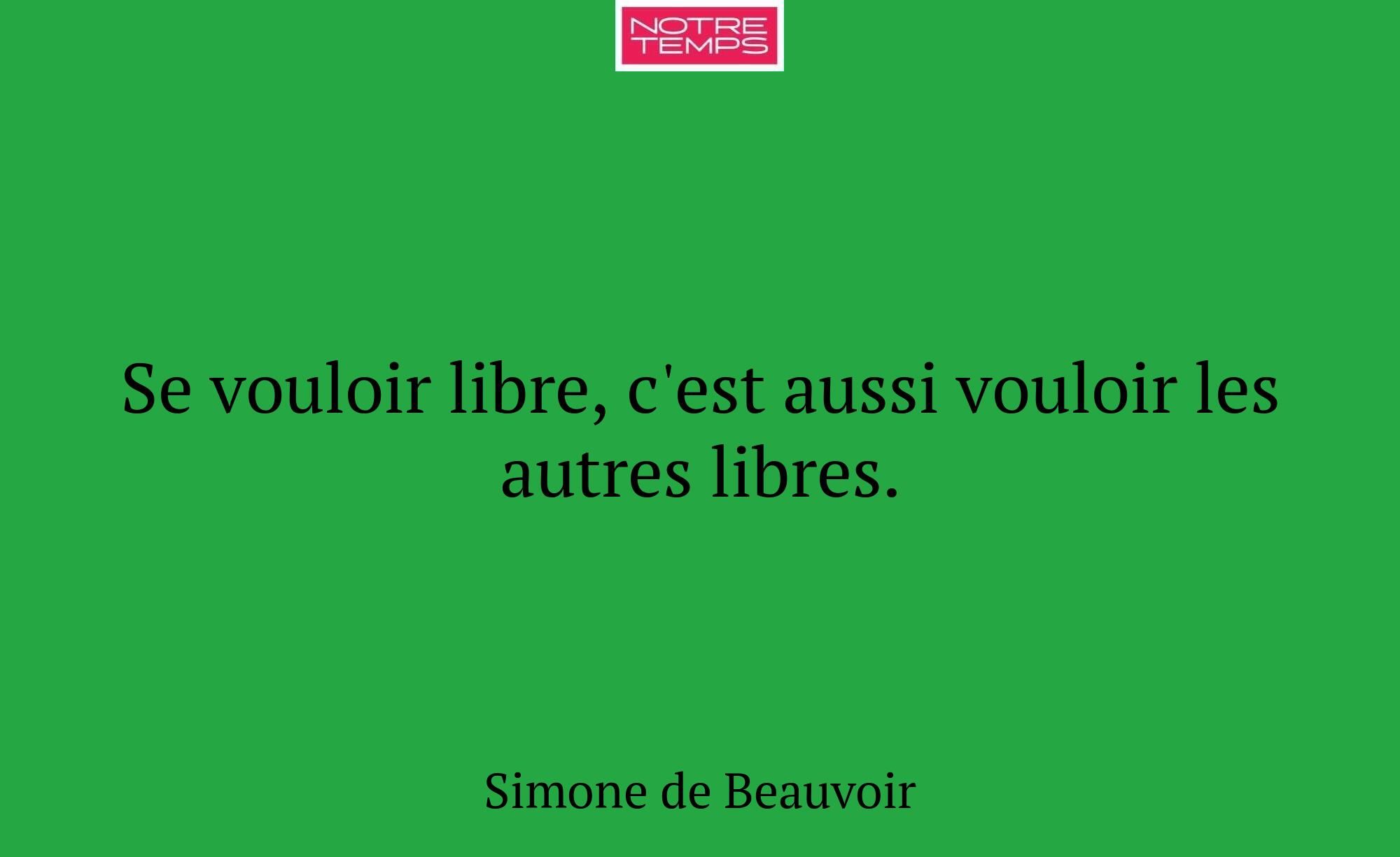 Se vouloir libre, c'est aussi vouloir les autres l...