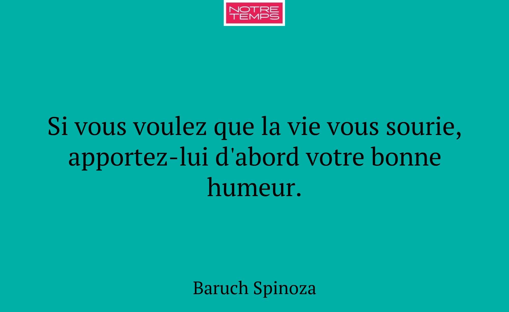Si vous voulez que la vie vous sourie, apportez-lu...