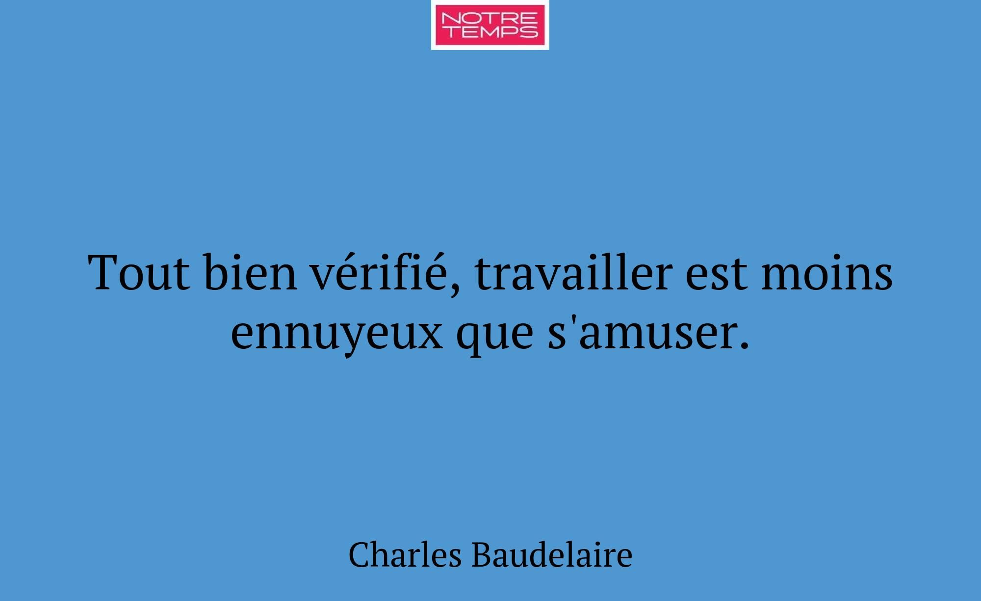 Tout bien vérifié, travailler est moins ennuyeux q...