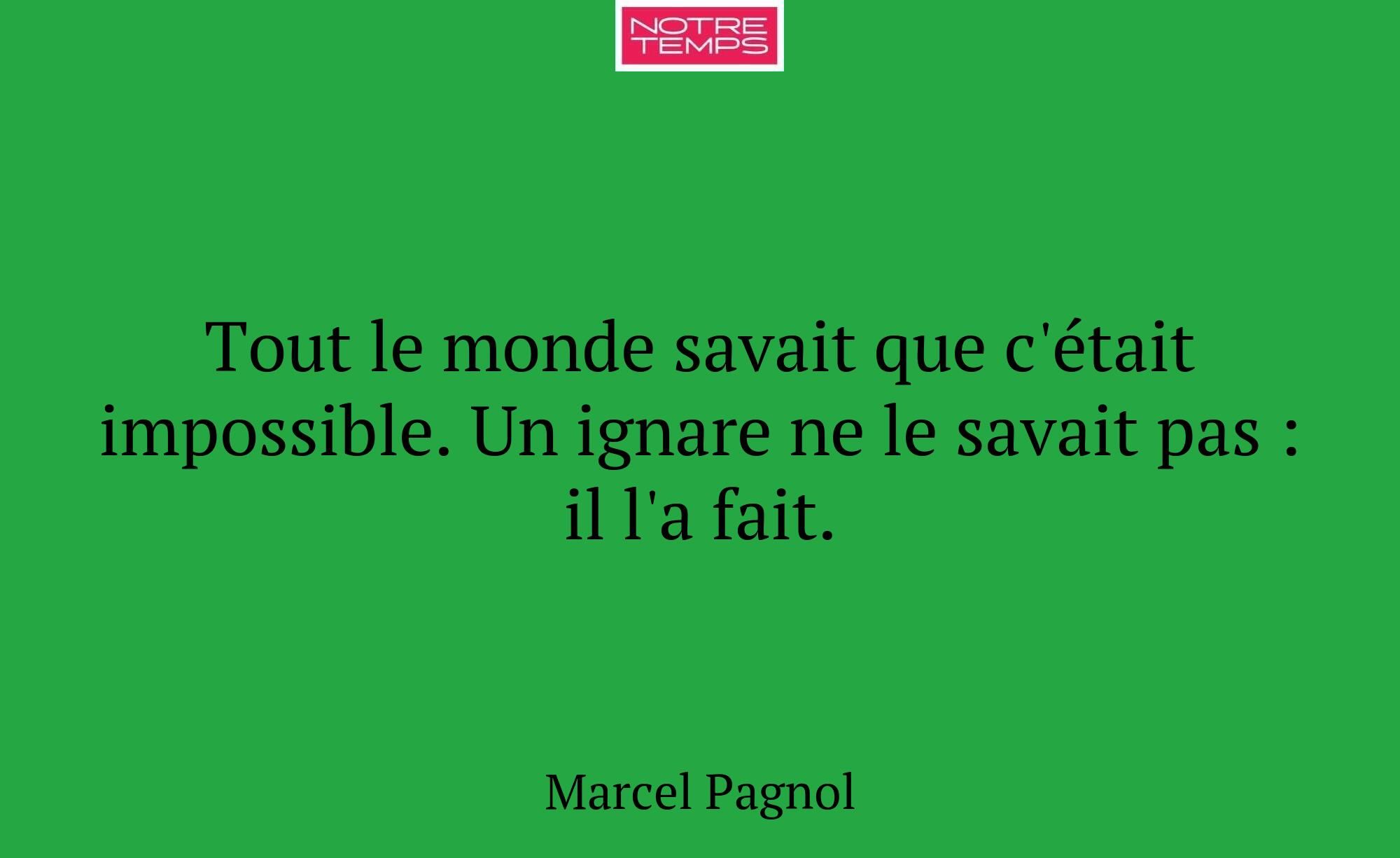 Tout le monde savait que c'était impossible. Un ig...