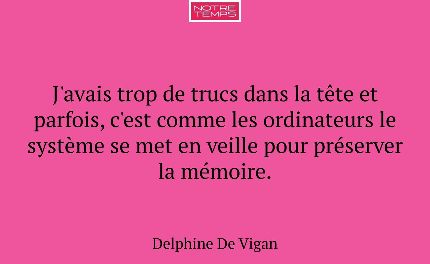 J'avais trop de trucs dans la tête et parfois, c'e...