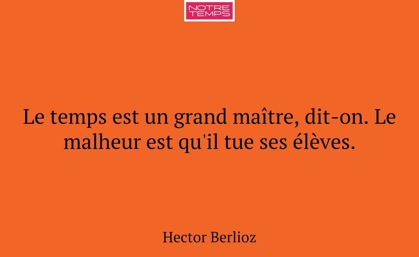 Le temps est un grand maître, dit-on. Le malheur e...